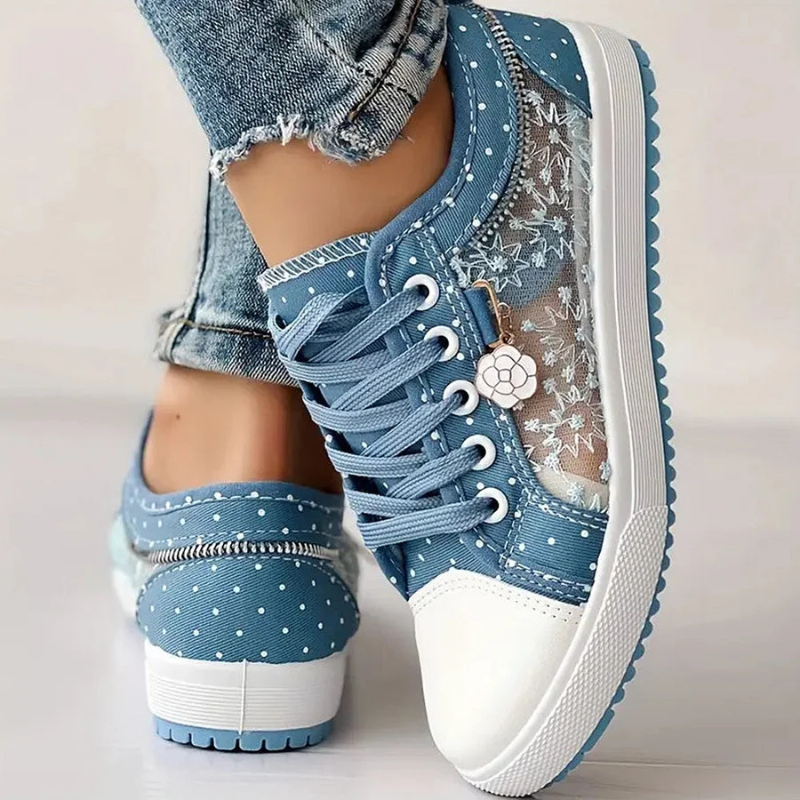 Chiara | Zapatillas Elegantes para Mujer con Detalles Florales