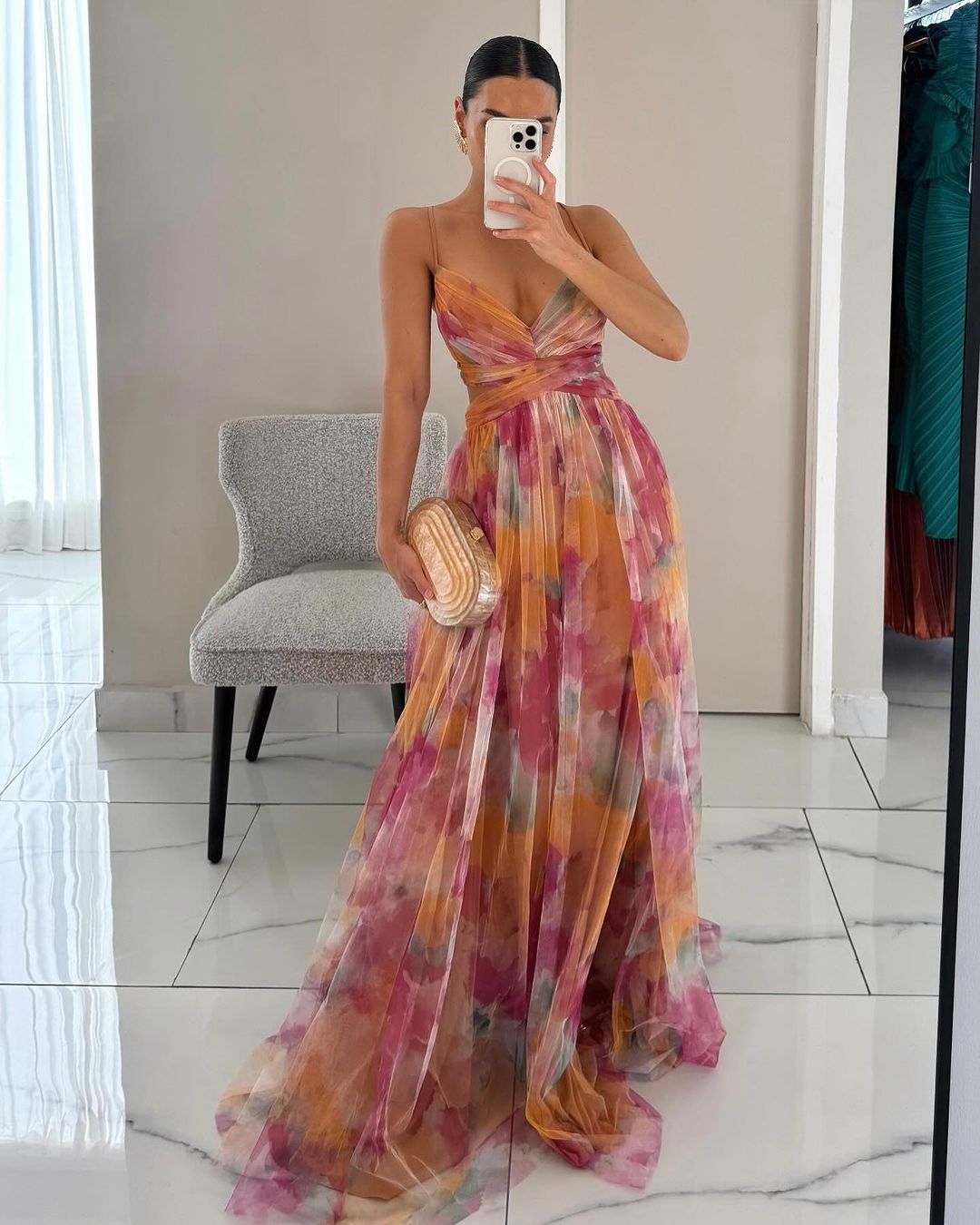 La Scintilla | Vestido Maxi Floral con Elegancia