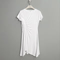 South Korea Dongdaemun New Tight Waist Slimming Pleated Super Sexy Feminine Figure Slim Dress Short Skirt for Women
