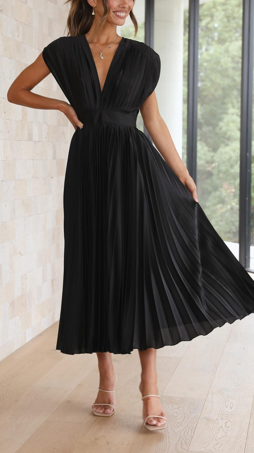 La Chispa | Vestido Elegante con Pliegues