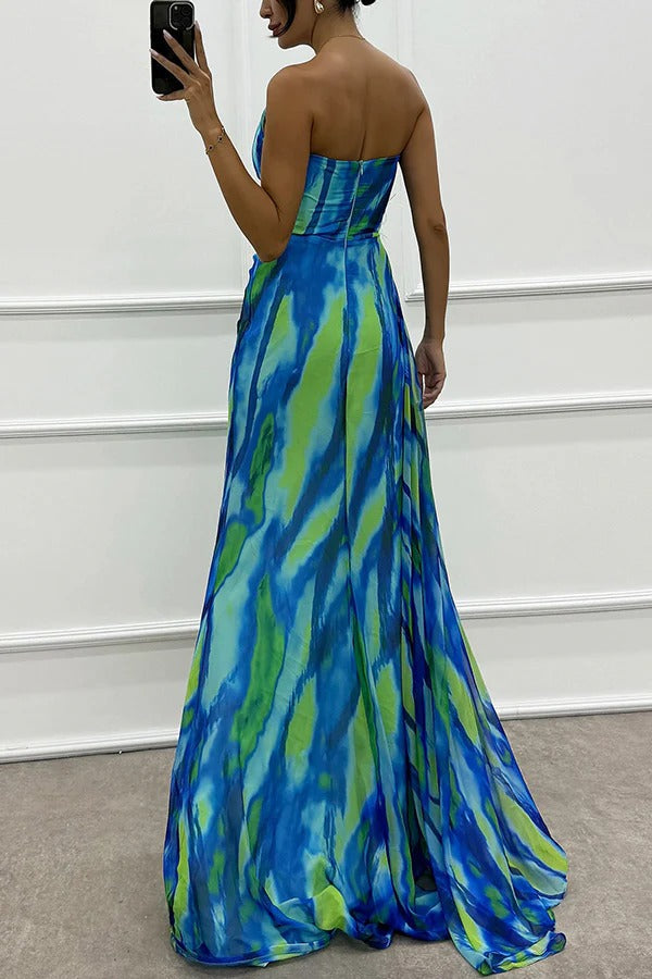 Mia™ | Vestido Vibrante con Drapado