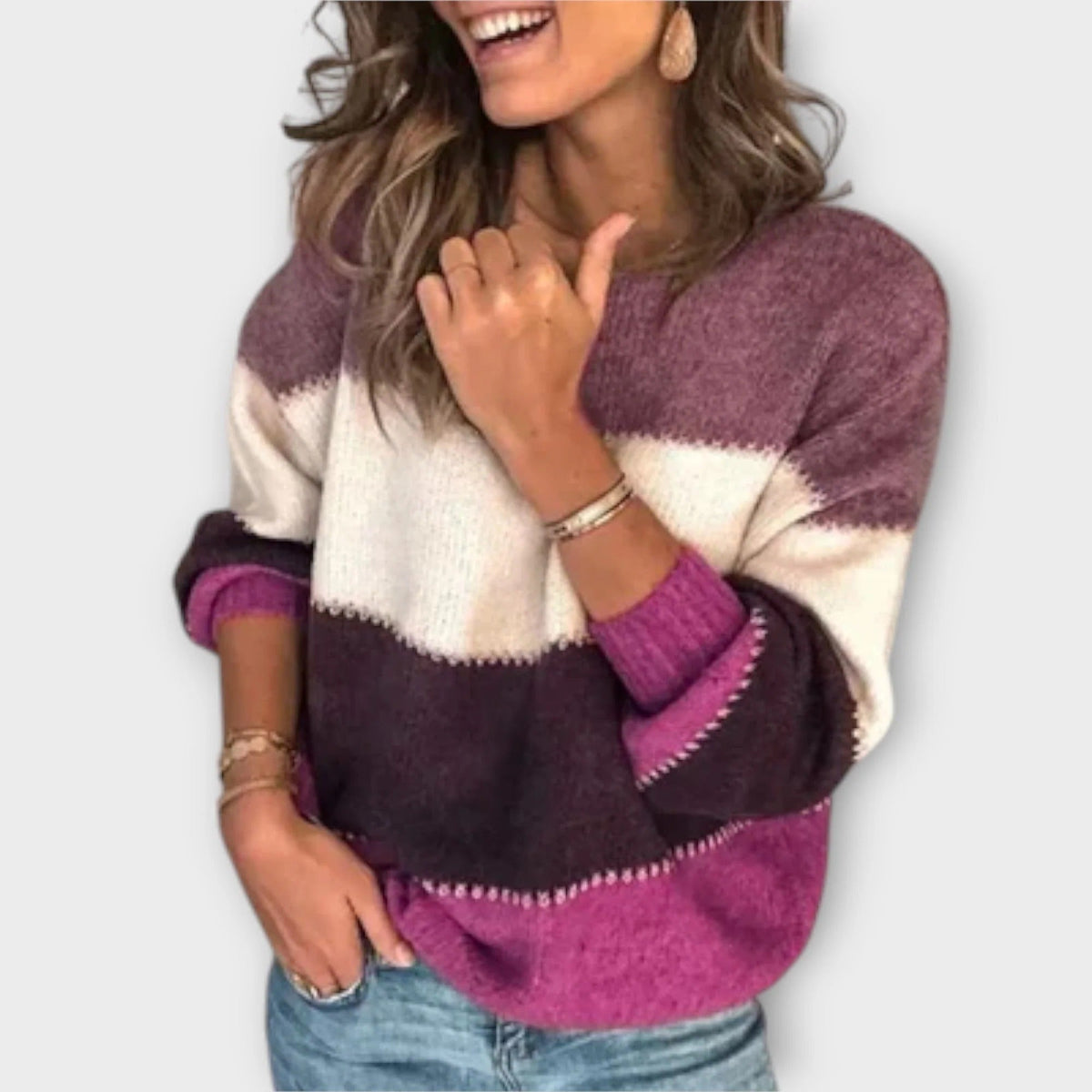 VALERIA | Jersey de Franjas Holgado