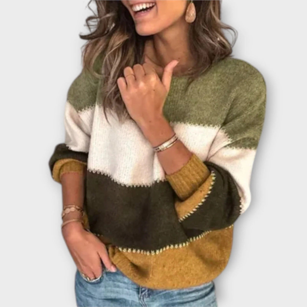 VALERIA | Jersey de Franjas Holgado