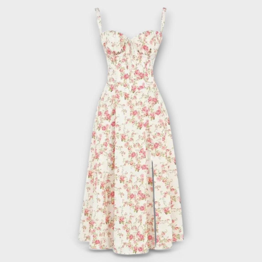 Mia™ | Vestido Midi con Diseño de Corsé