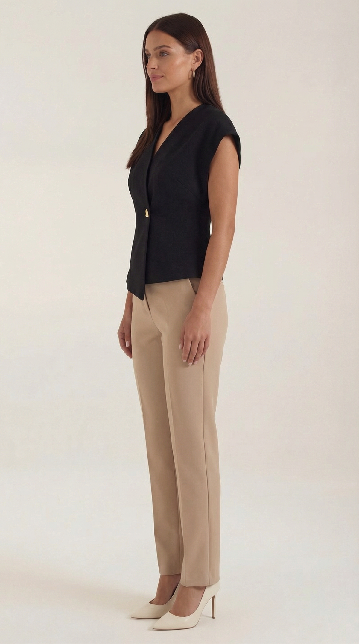 Blusa Amy con escote en forma de V