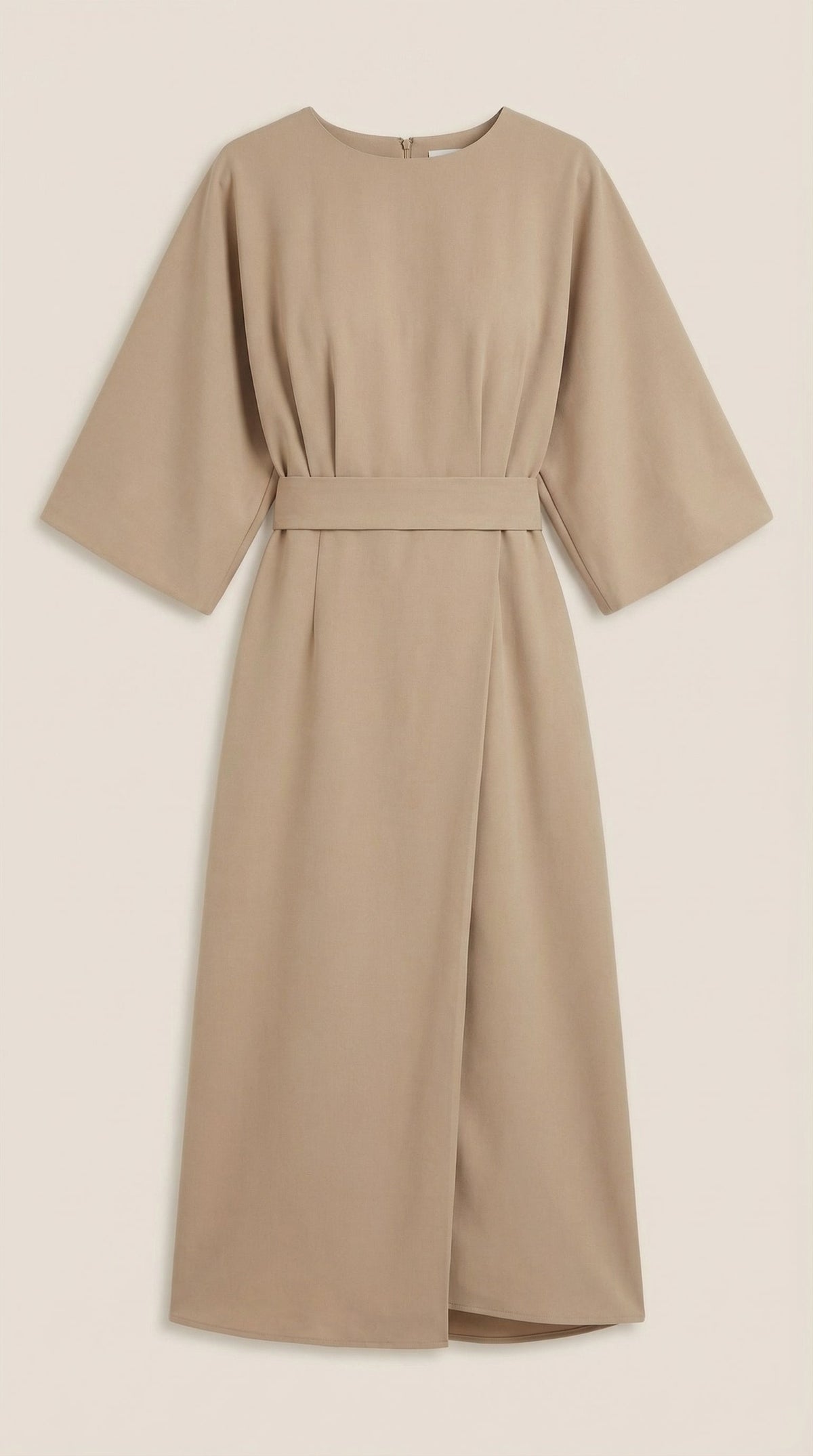 Vestido Maxí Ana con Cinturón Ajustable en la Cintura