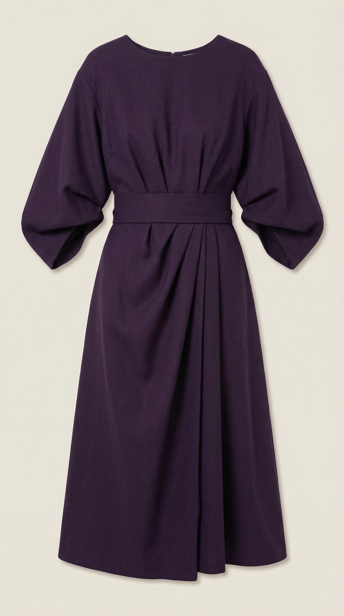 Vestido Maxí Ana con Cinturón Ajustable en la Cintura