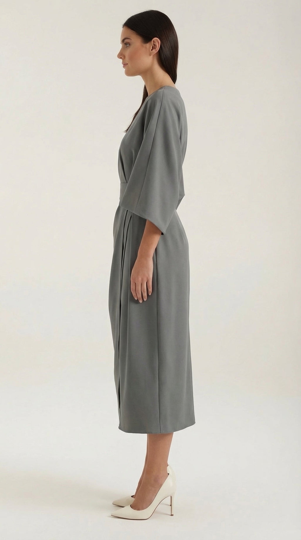 Vestido Maxí Ana con Cinturón Ajustable en la Cintura
