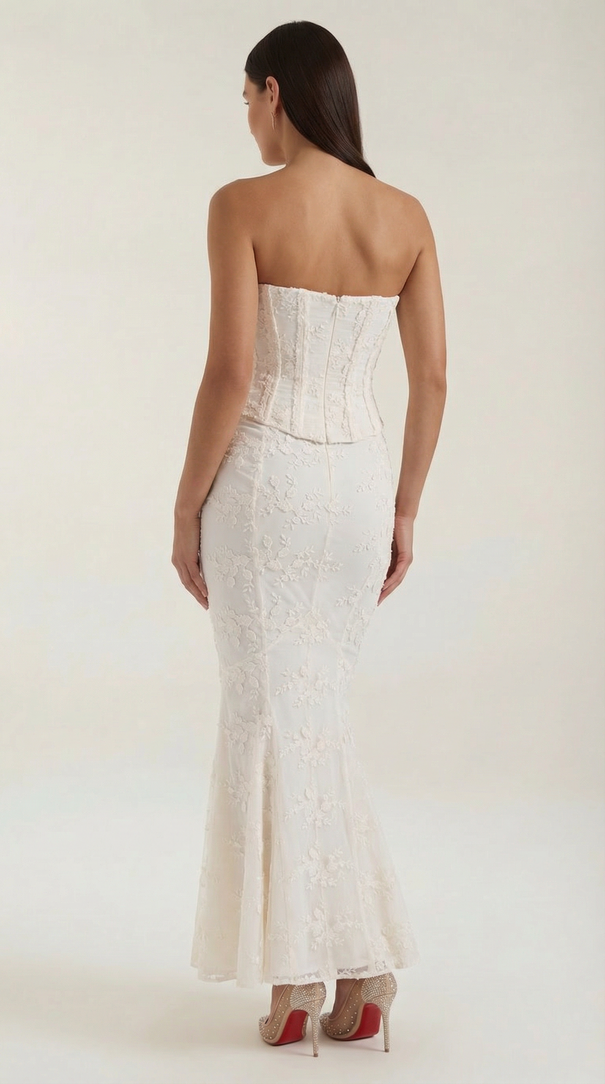 Maxi Vestido de Encaje con Corsé Anastasia