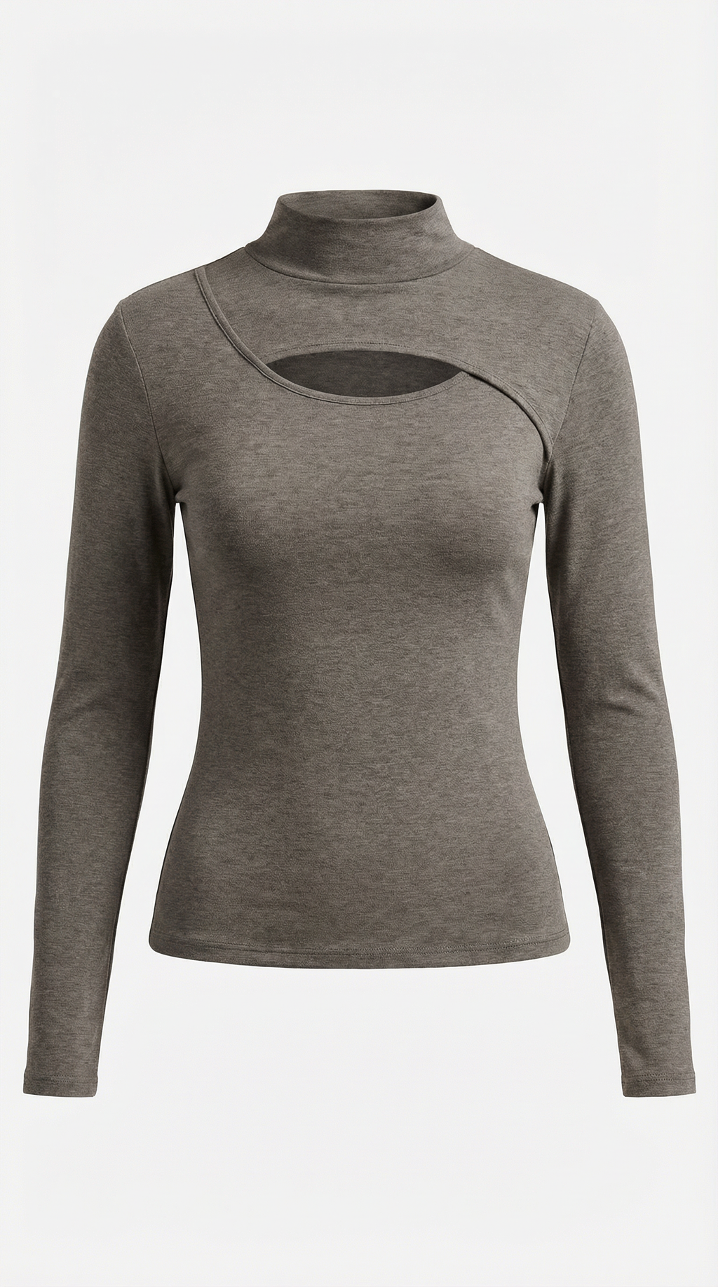 Barbara Chic Long Sleeve Corte Cutout Top