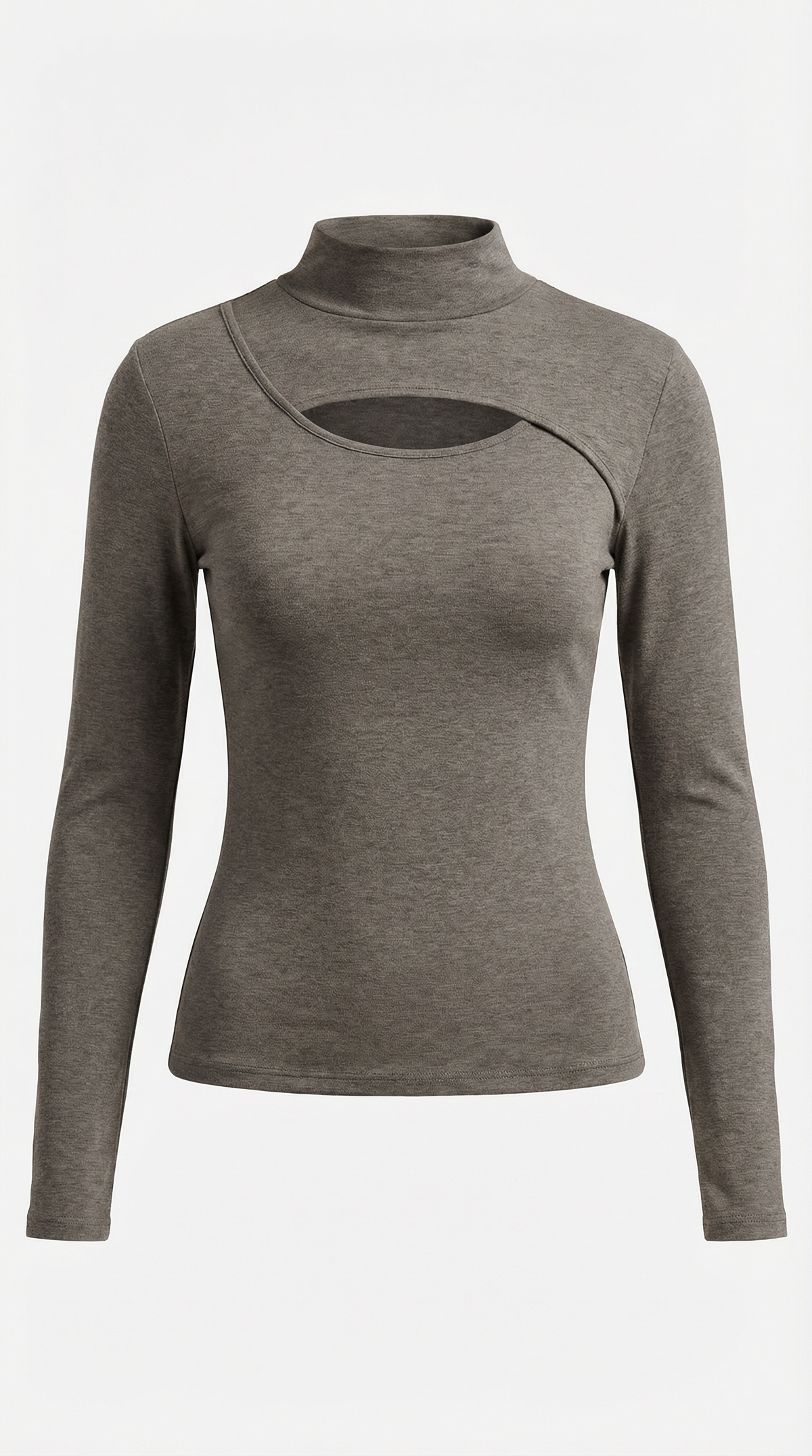 Barbara Chic Long Sleeve Corte Cutout Top