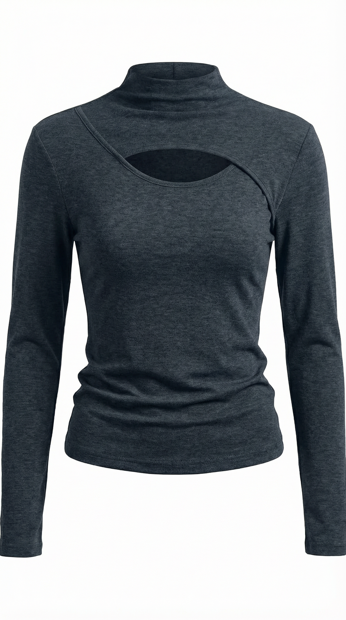 Barbara Chic Long Sleeve Corte Cutout Top