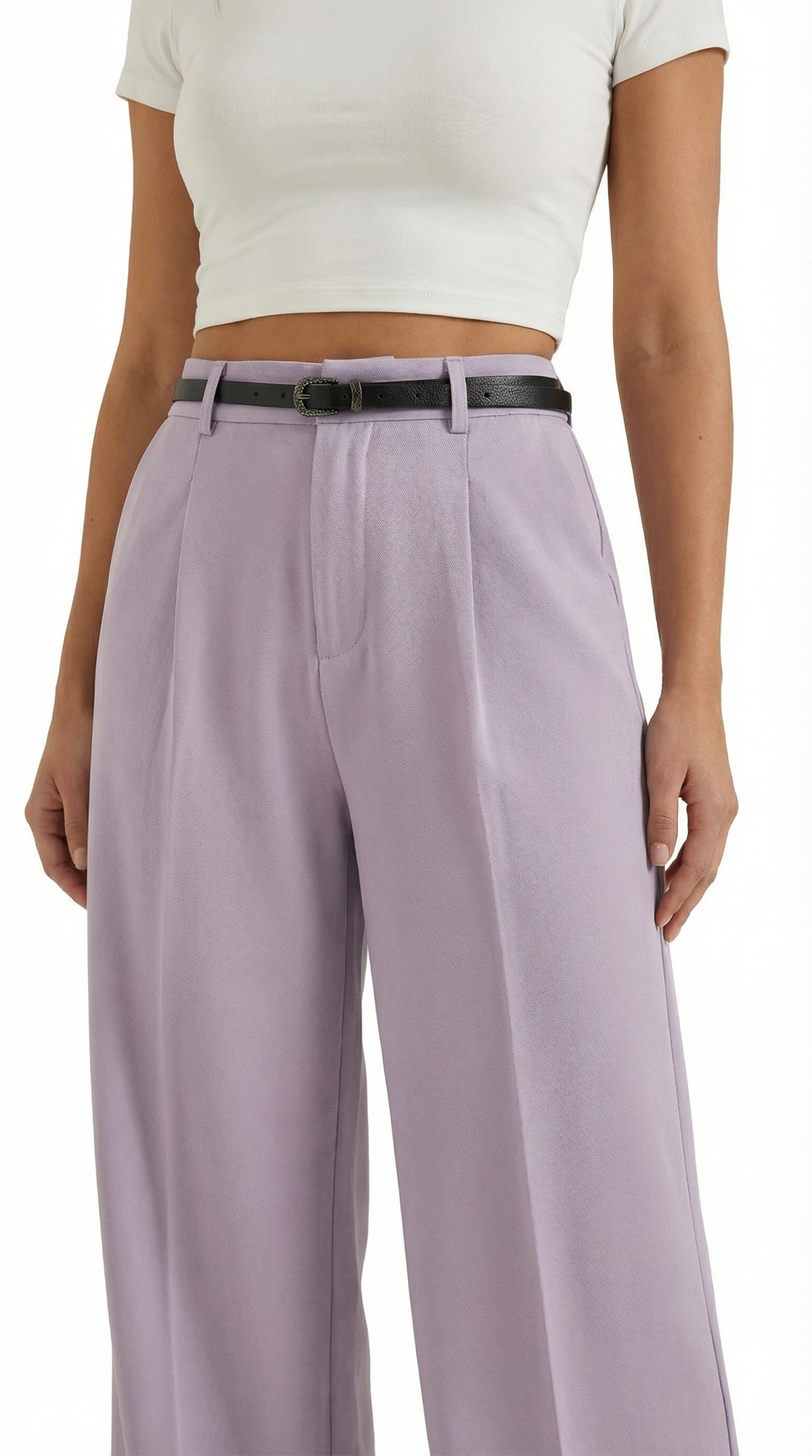 Bertha Pantalones Amplios de Tela