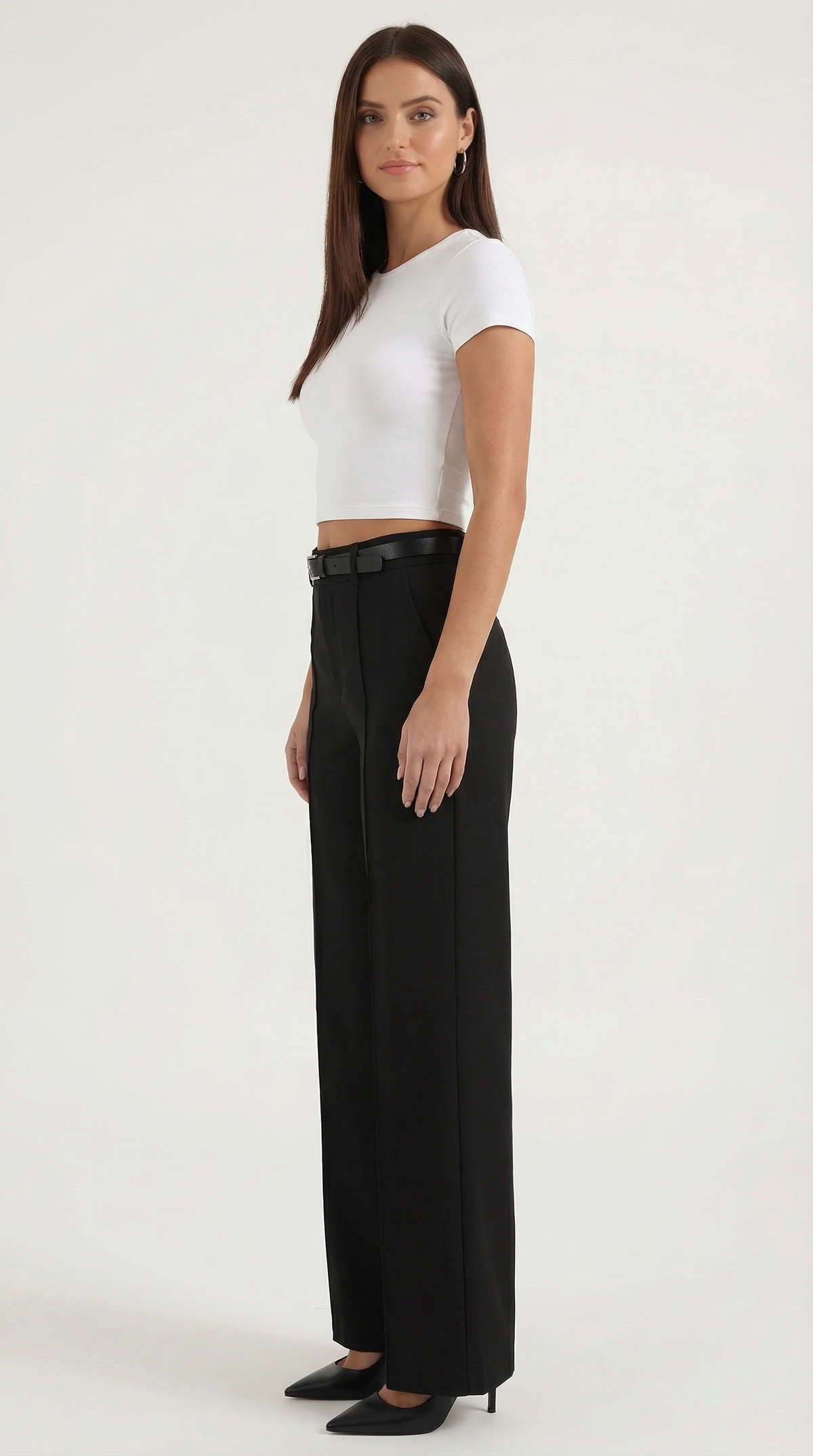 Bertha Pantalones Amplios de Tela