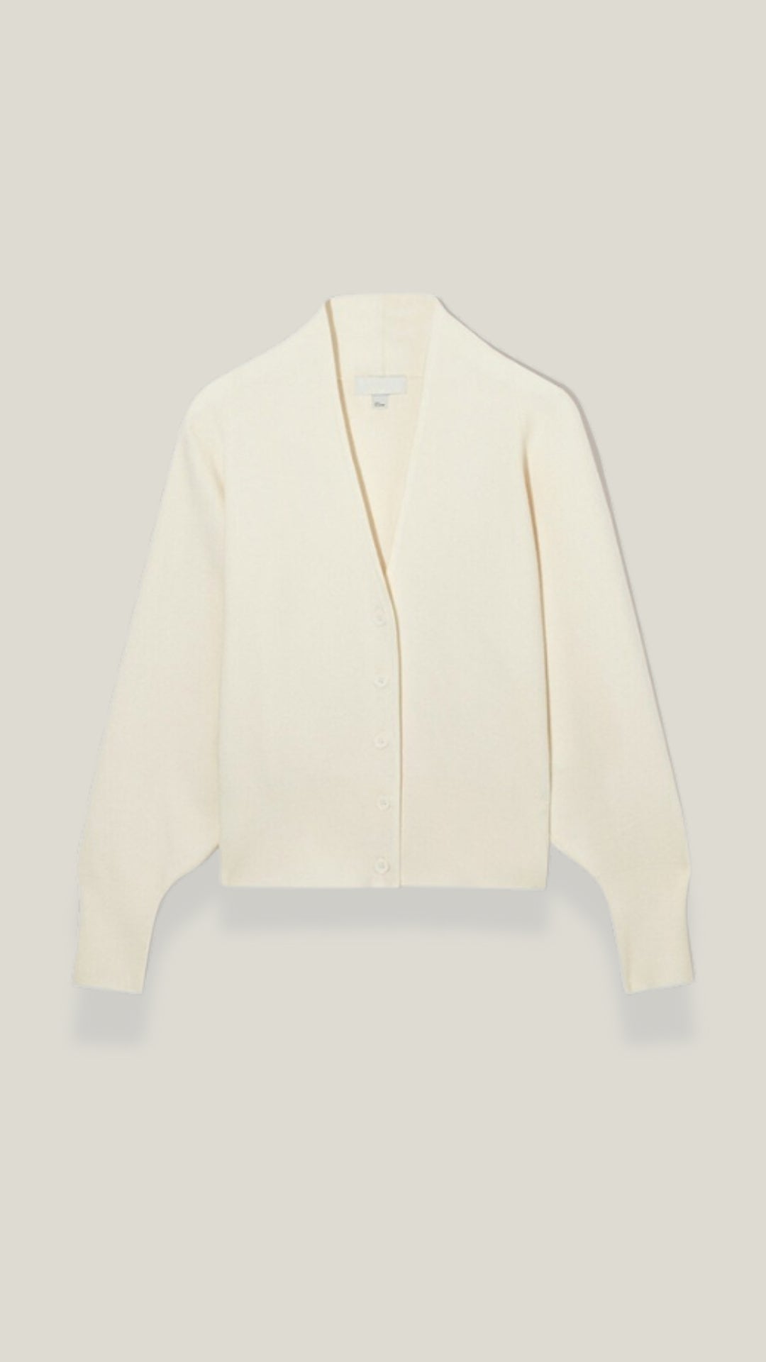 Cardigan de punto Bonnie con cuello en V