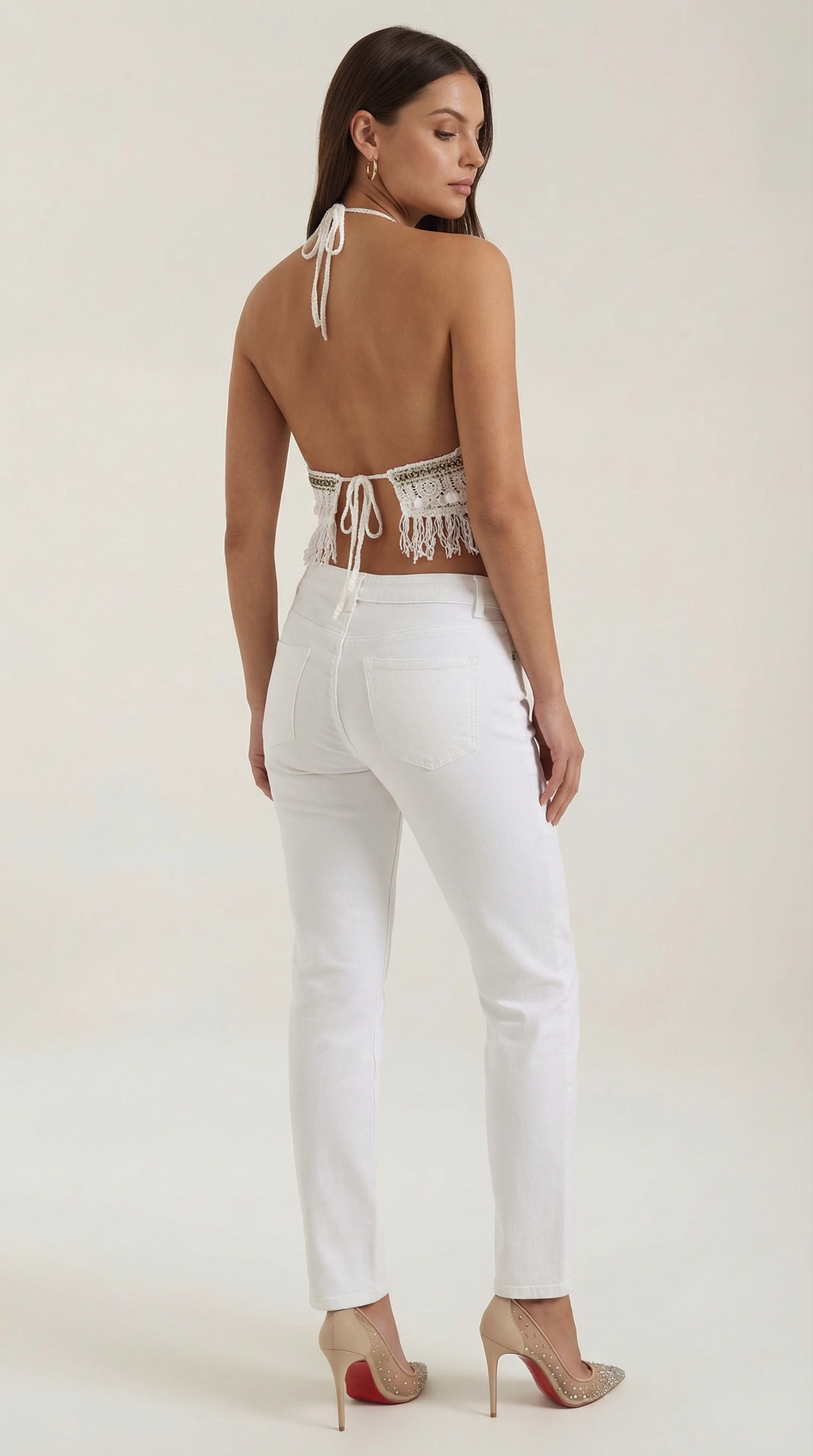 Brandy Boho Knit Halter Top