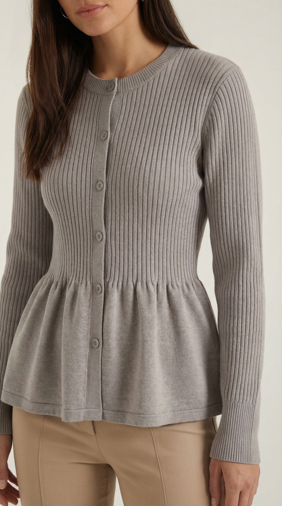 Cardigan Diana con Volantes y Botones