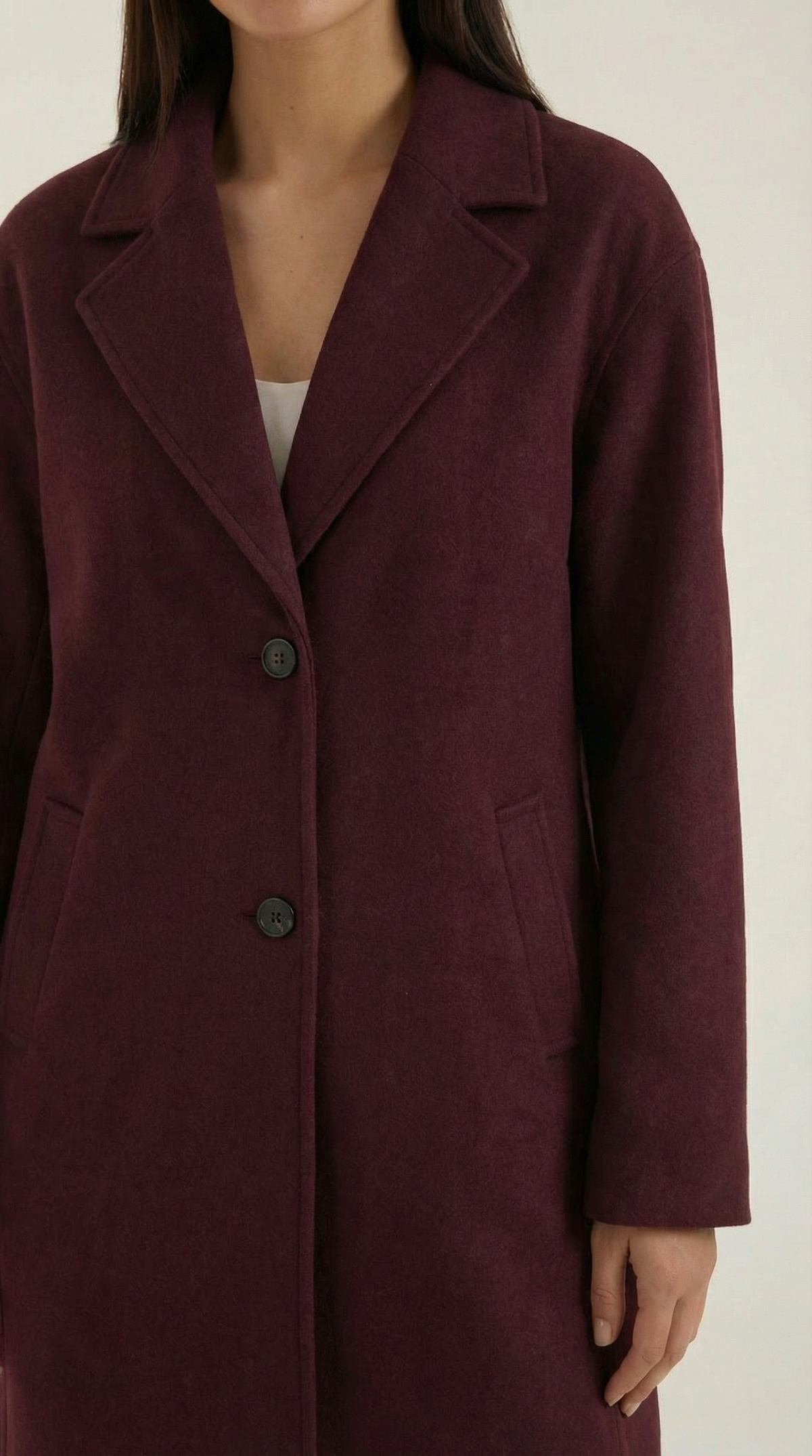 Diane Abrigo Oversized de Lana
