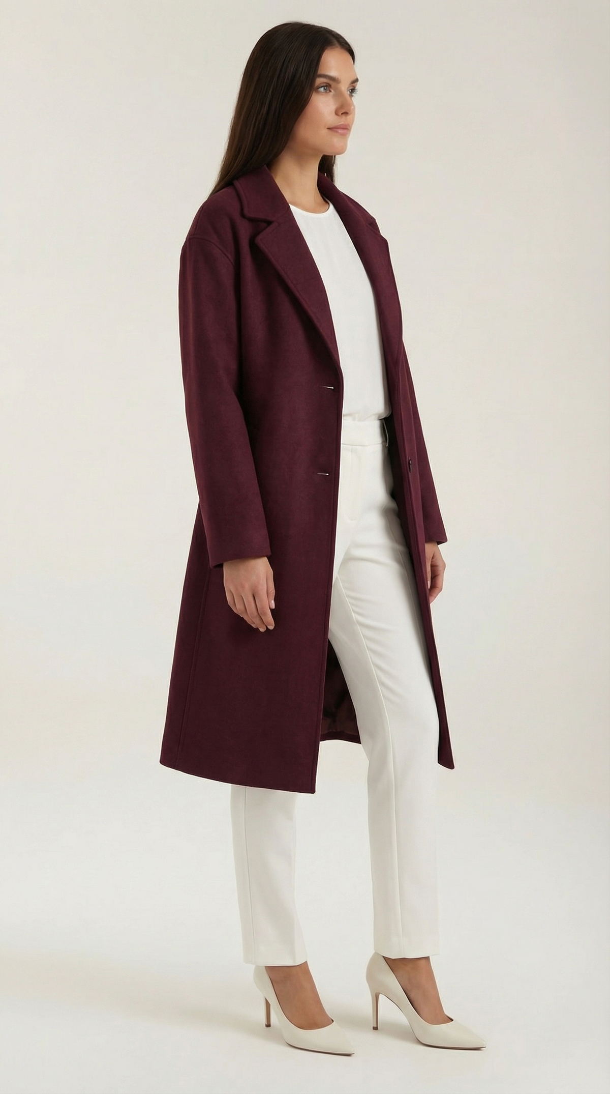 Diane Abrigo Oversized de Lana