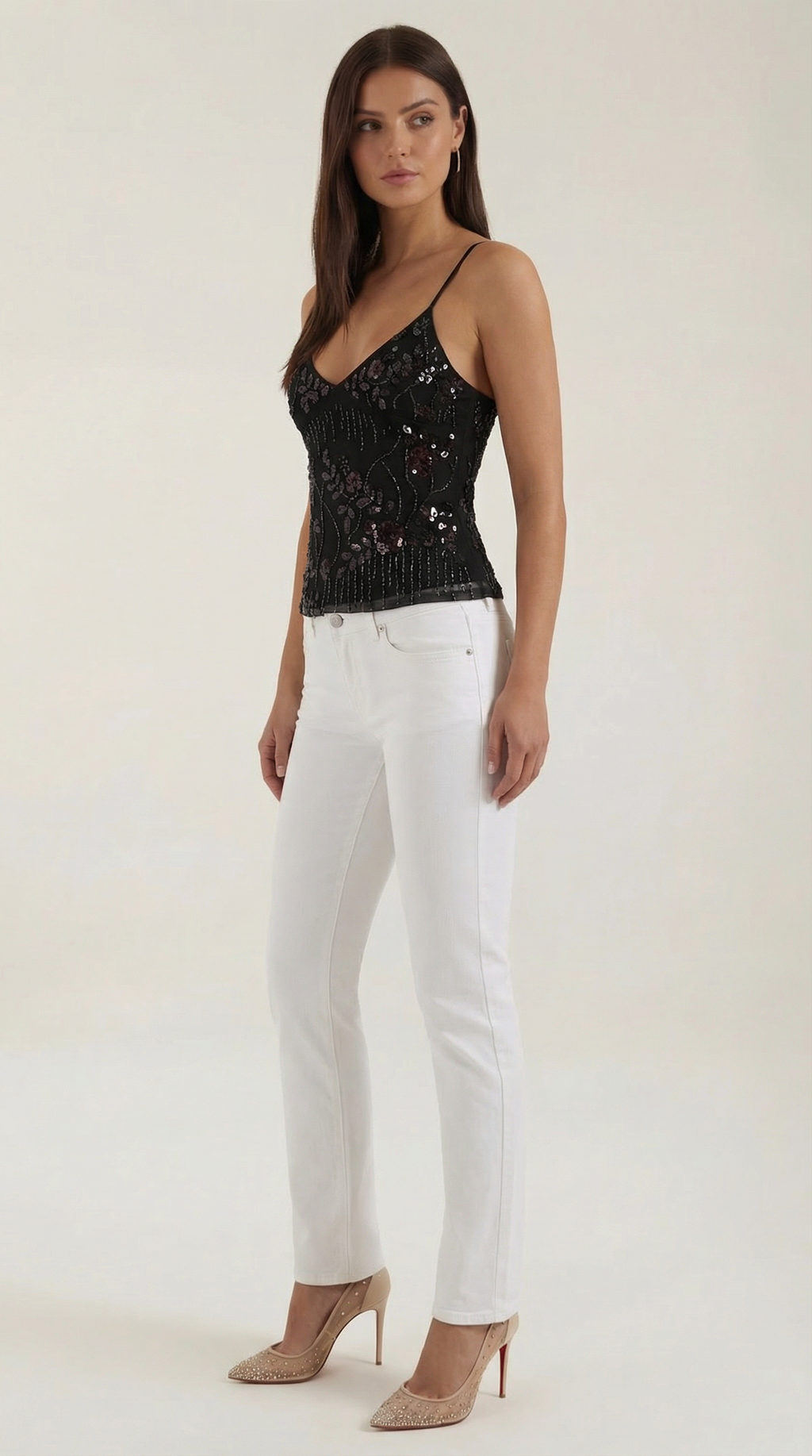 Camisón Dottie con Lentejuelas - Estilo Elegante