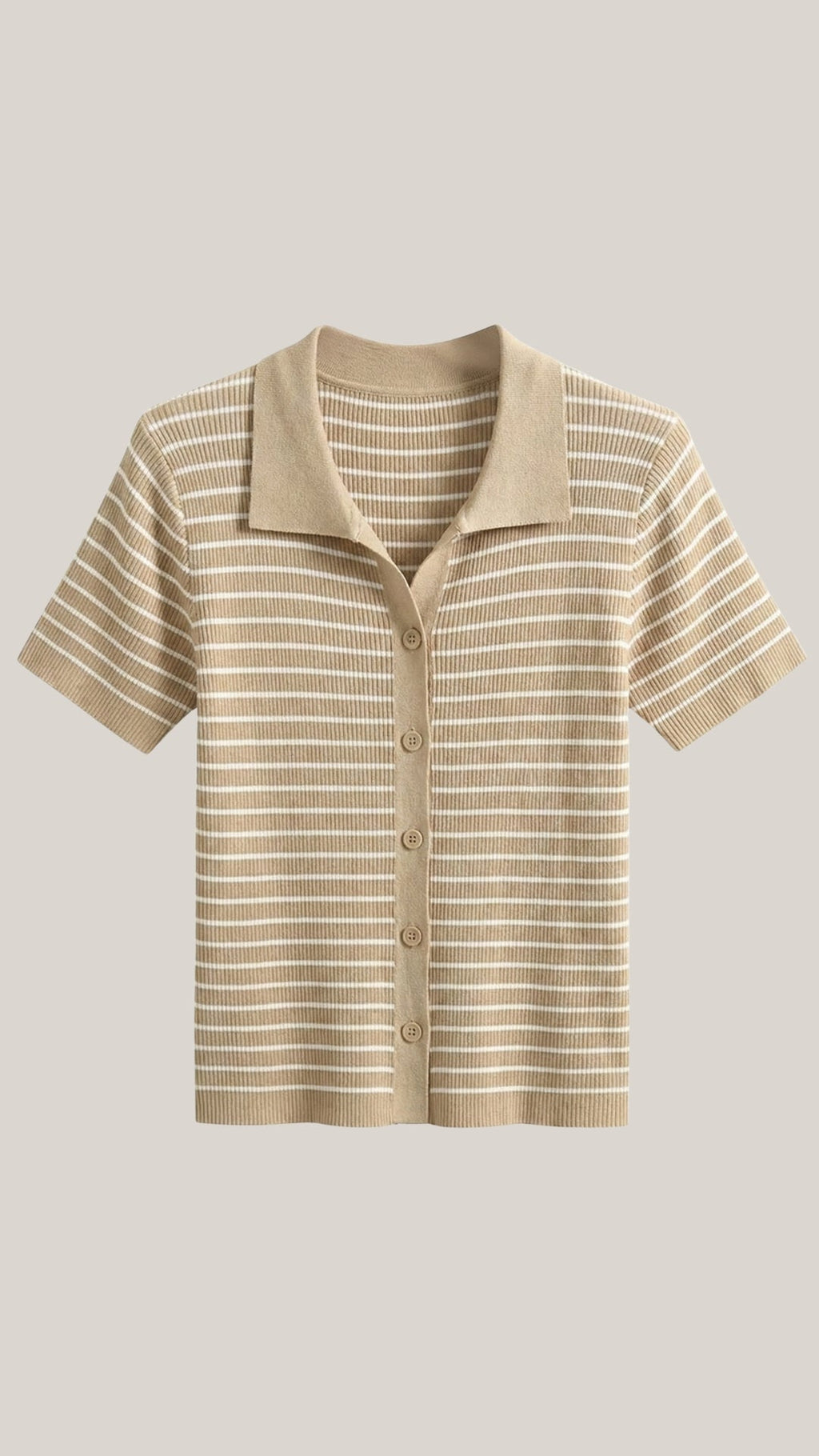 Rayado Polo Top Edith