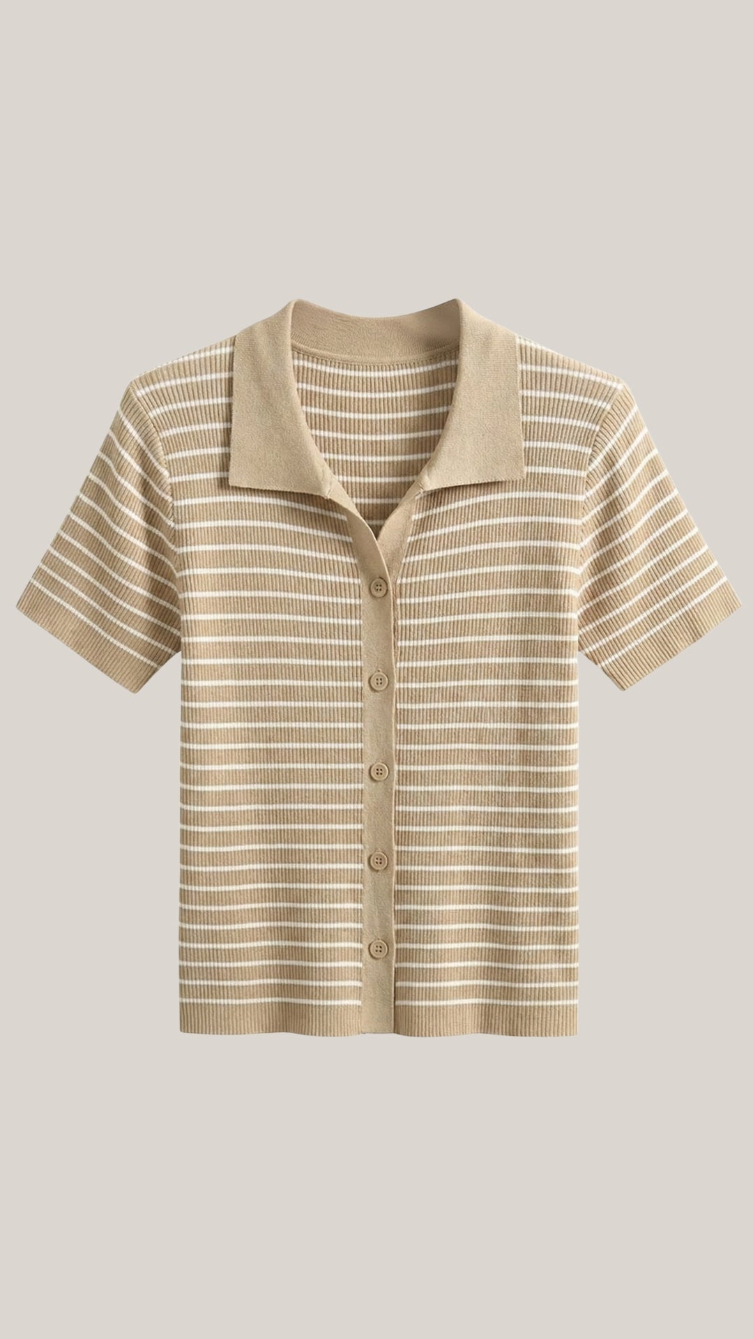 Rayado Polo Top Edith
