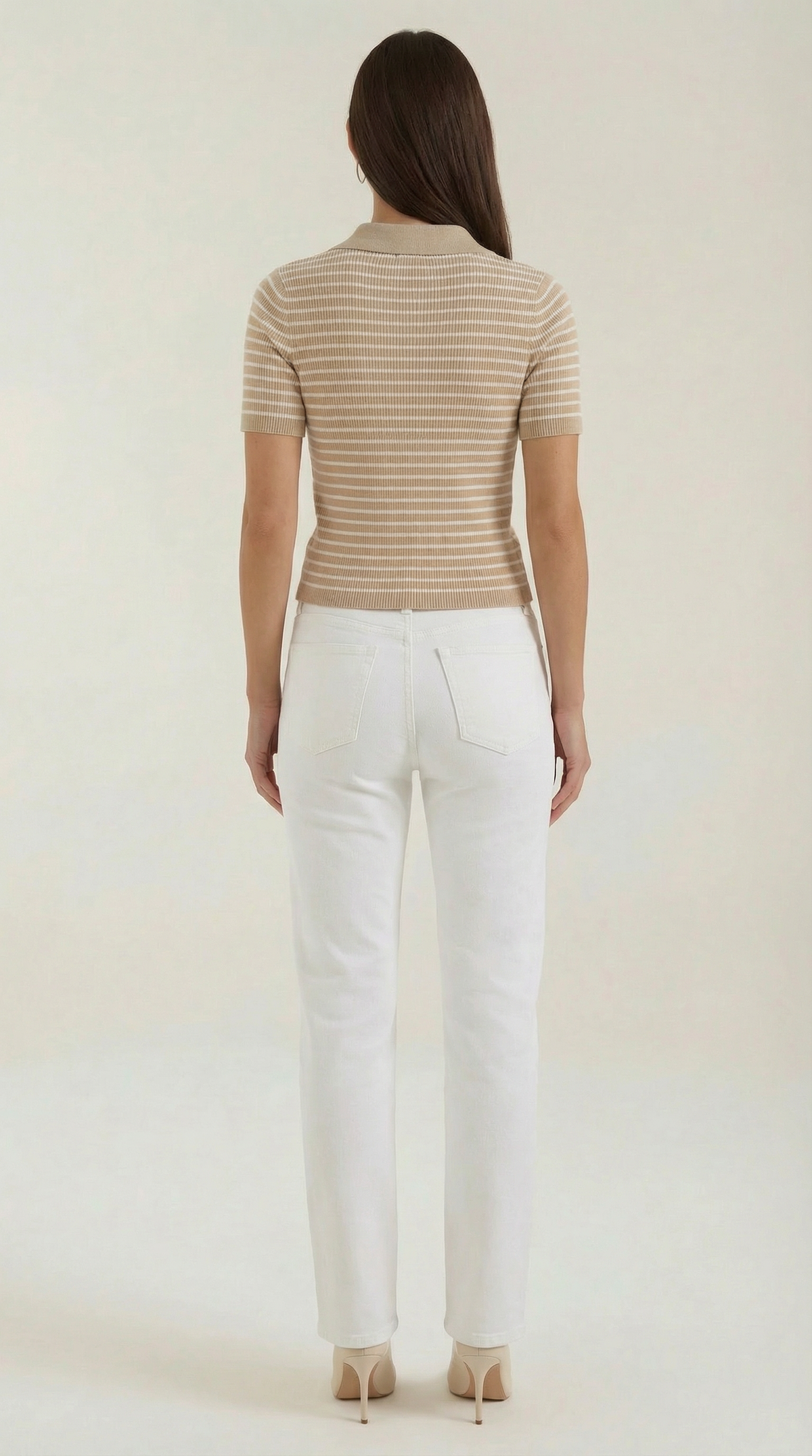 Rayado Polo Top Edith
