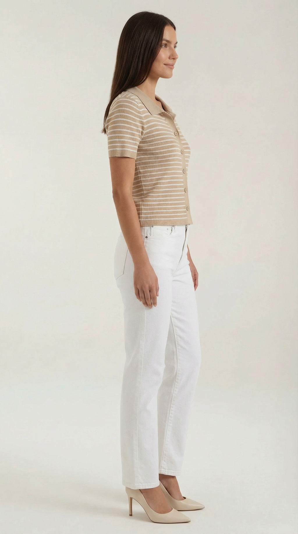 Rayado Polo Top Edith