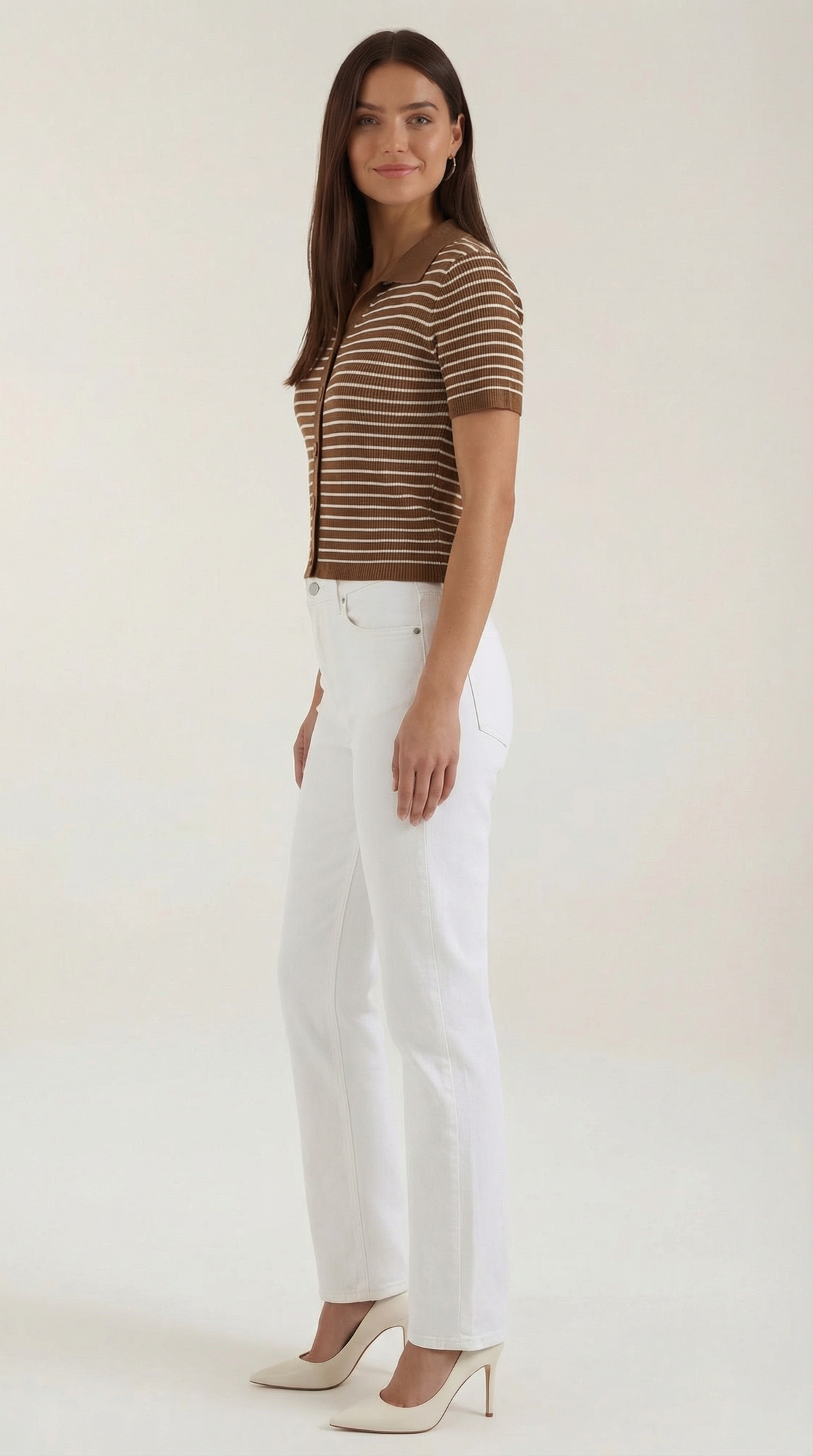Rayado Polo Top Edith