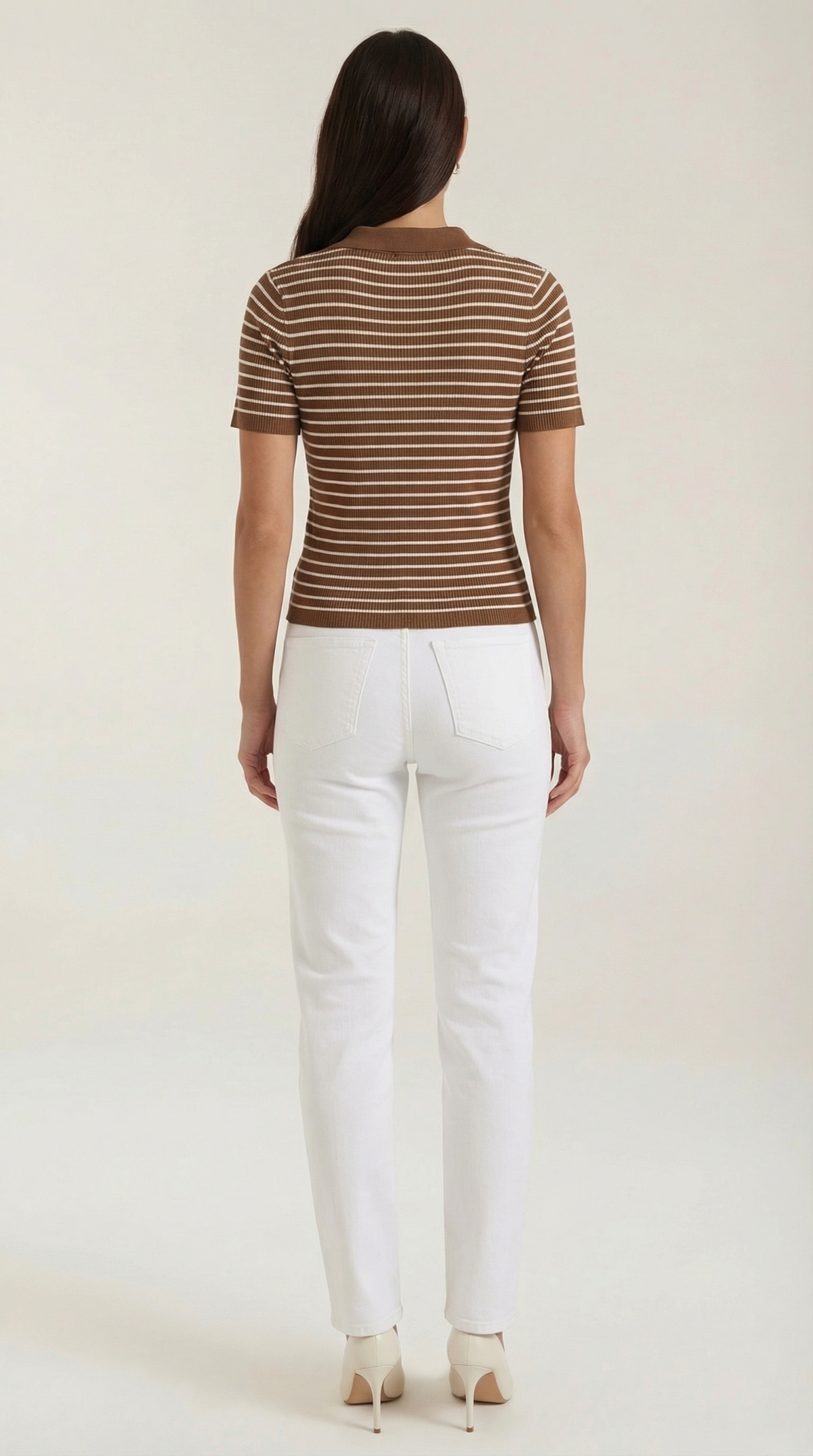 Rayado Polo Top Edith