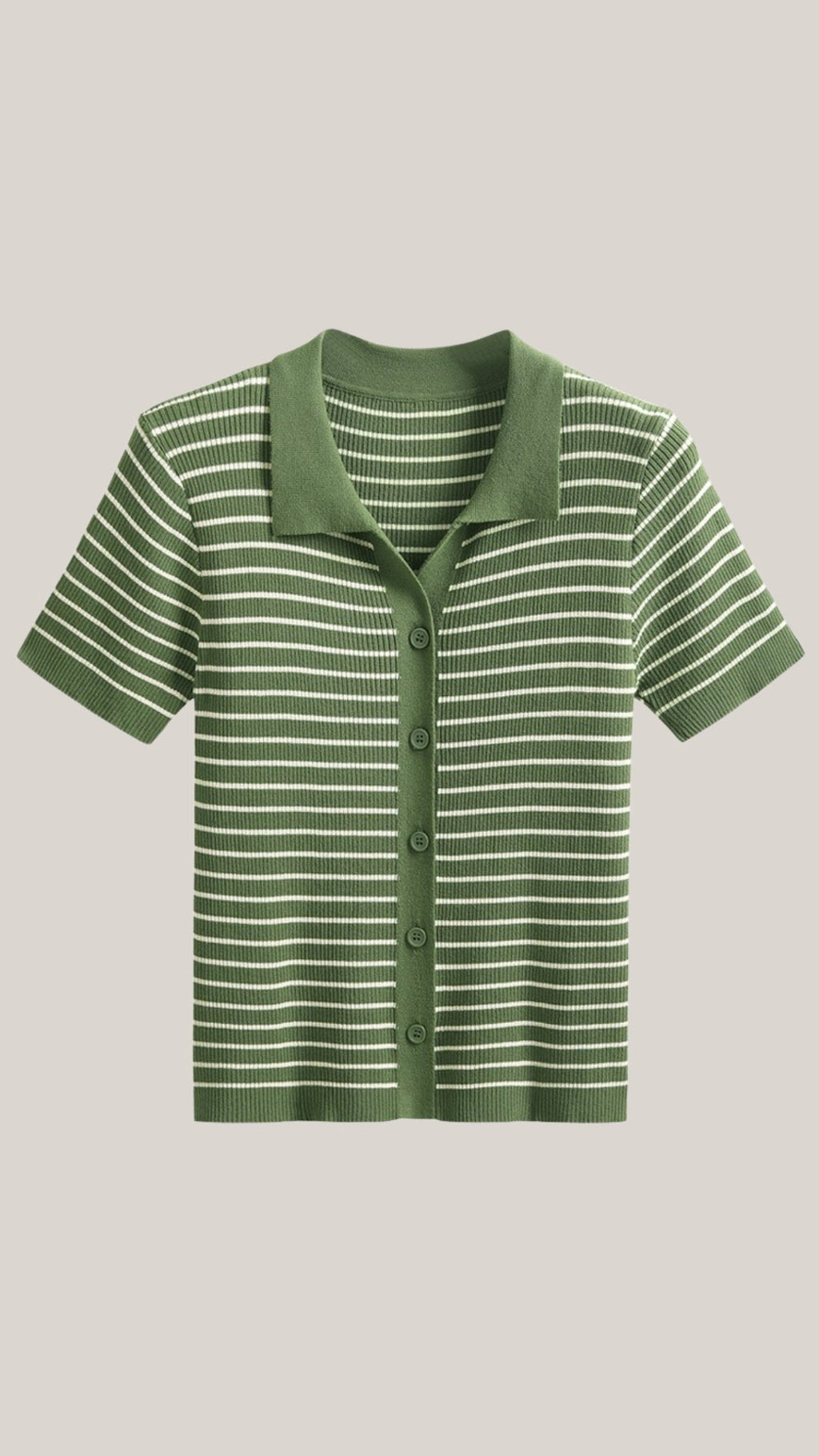 Rayado Polo Top Edith