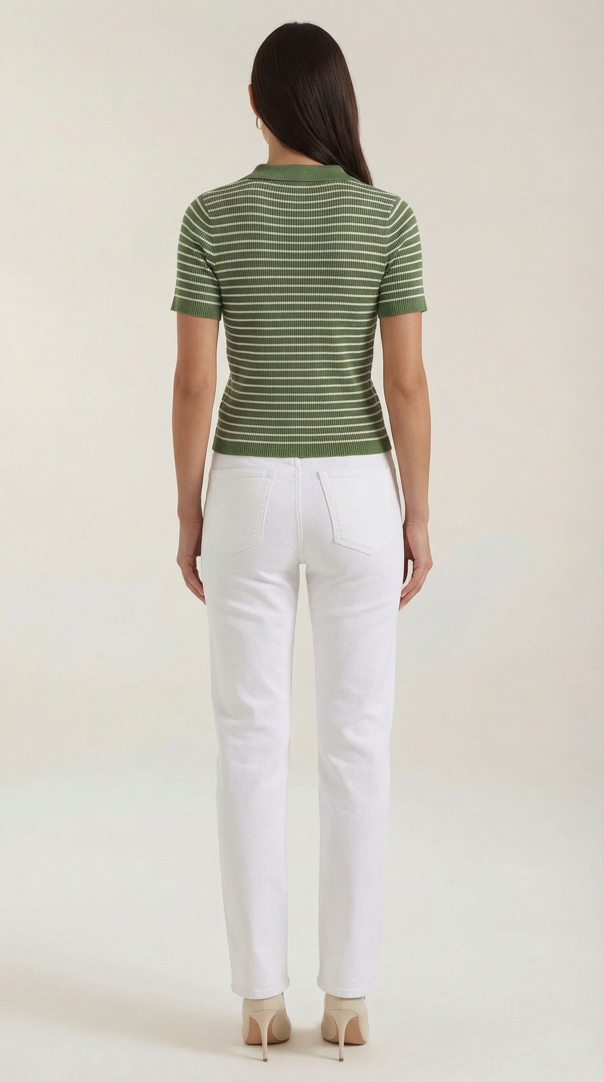 Rayado Polo Top Edith