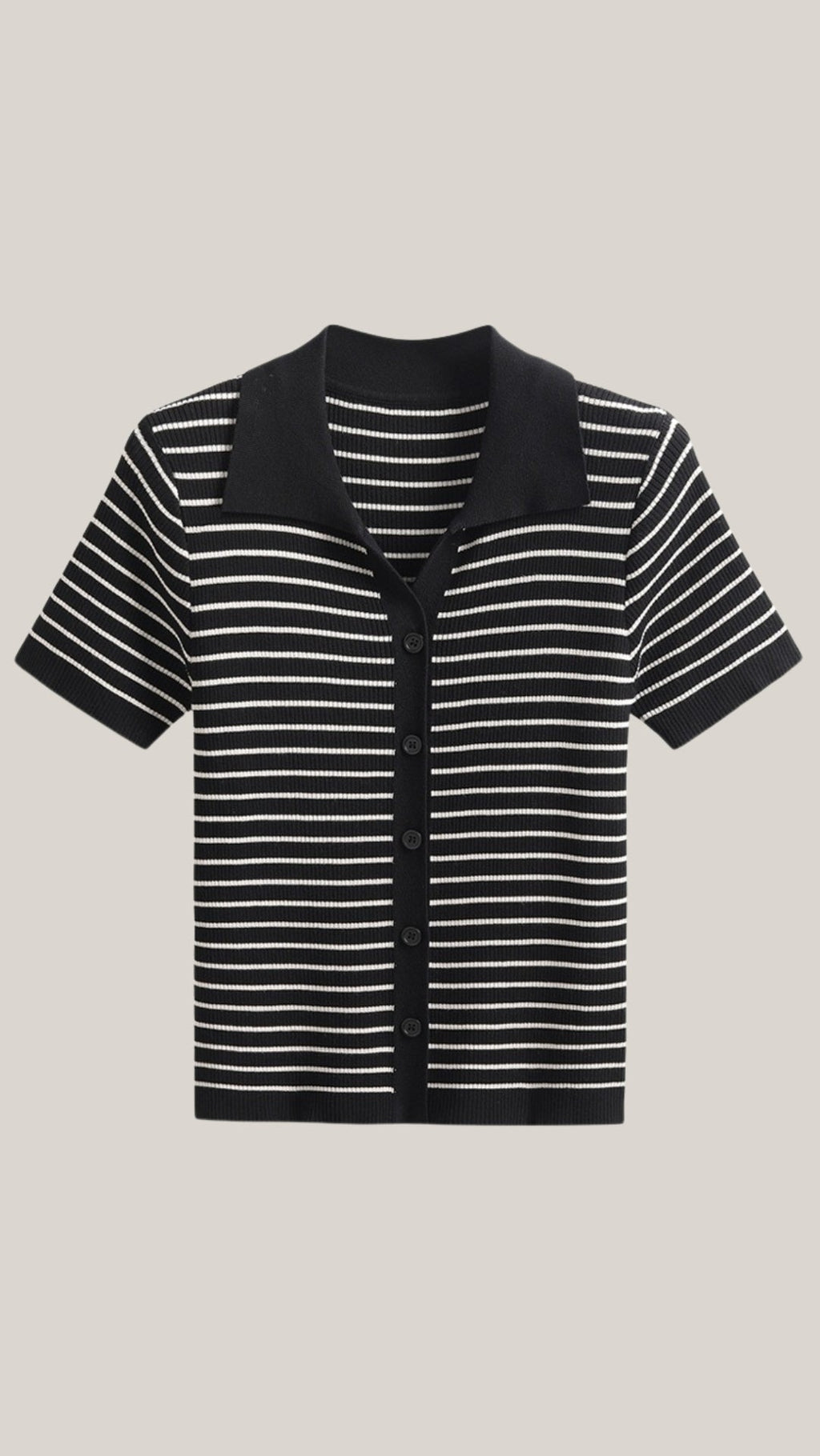 Rayado Polo Top Edith