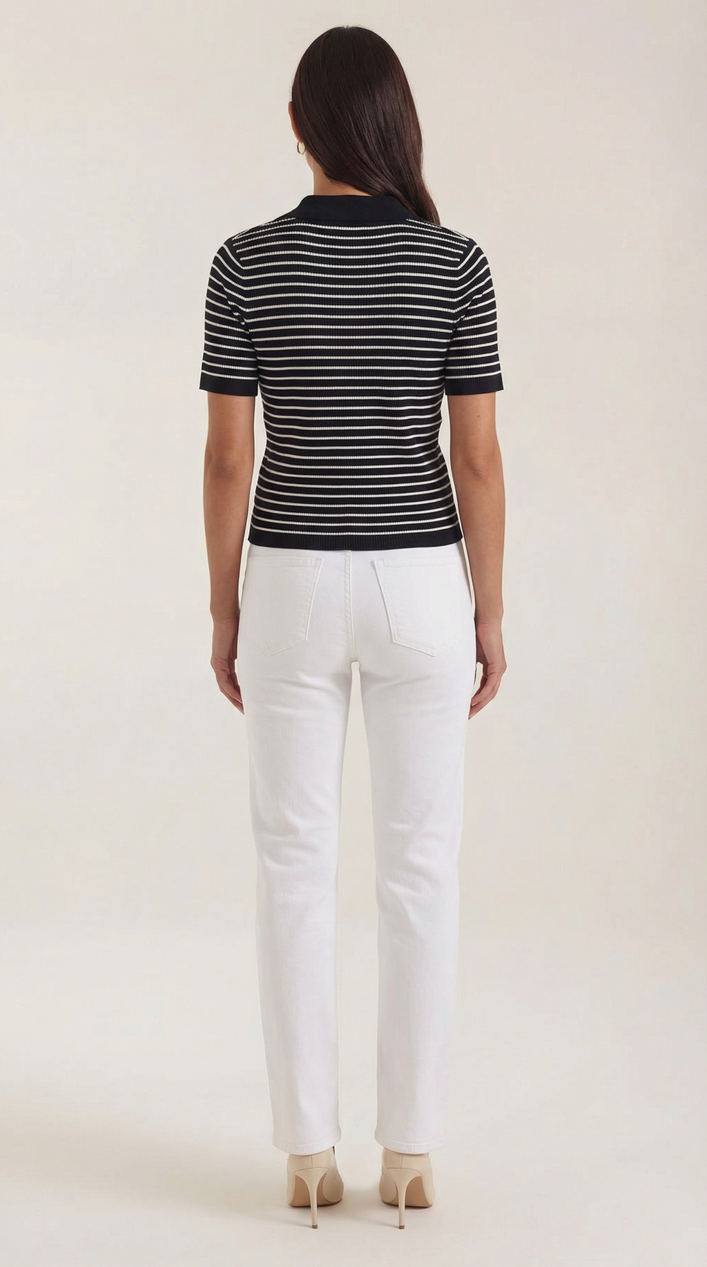 Rayado Polo Top Edith