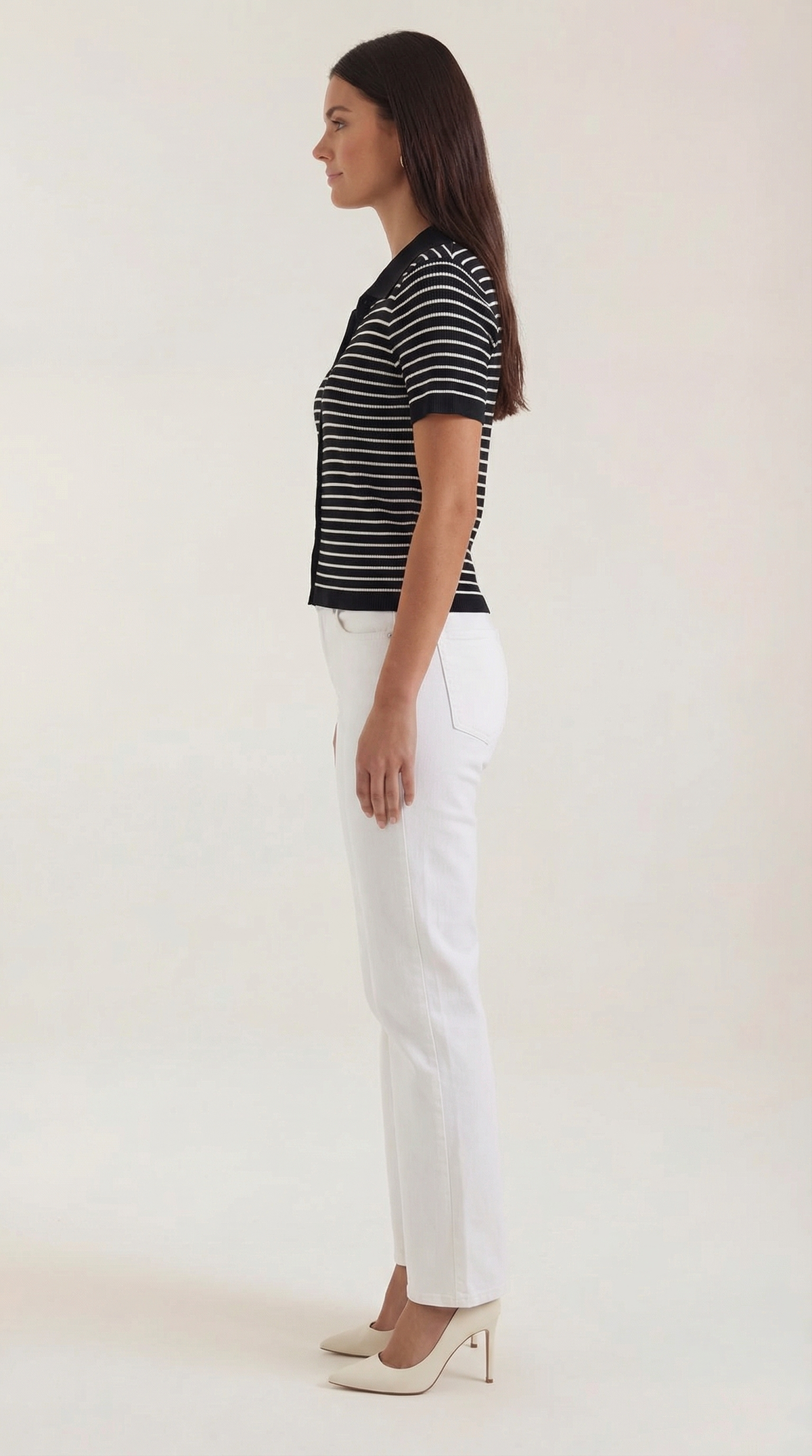 Rayado Polo Top Edith