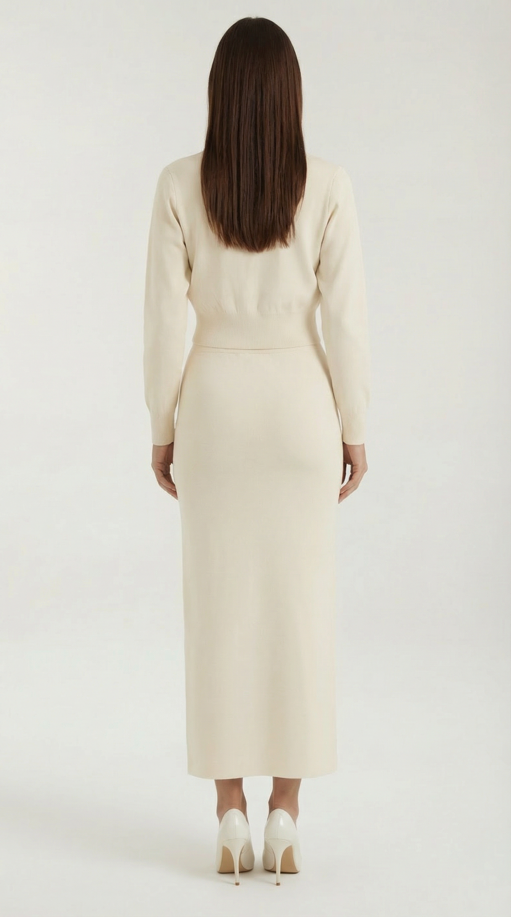 Evelyn Luxe Knit Set with Buttons