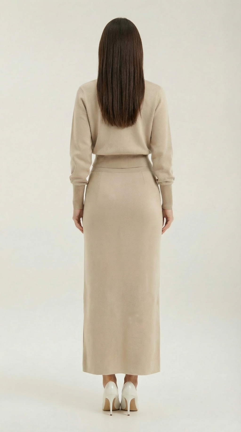 Evelyn Luxe Knit Set with Buttons