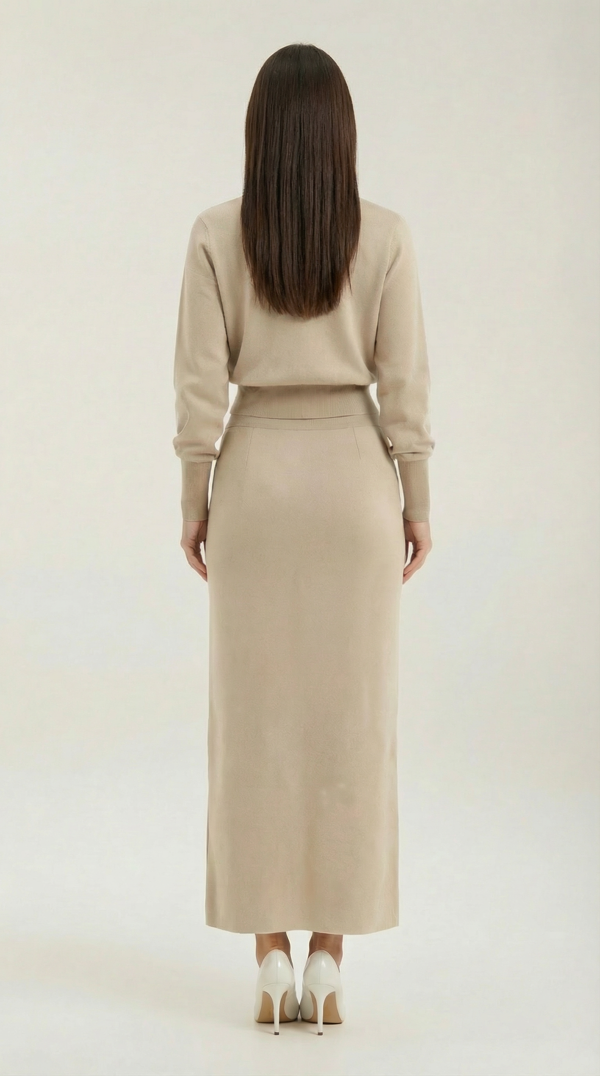 Evelyn Luxe Knit Set with Buttons