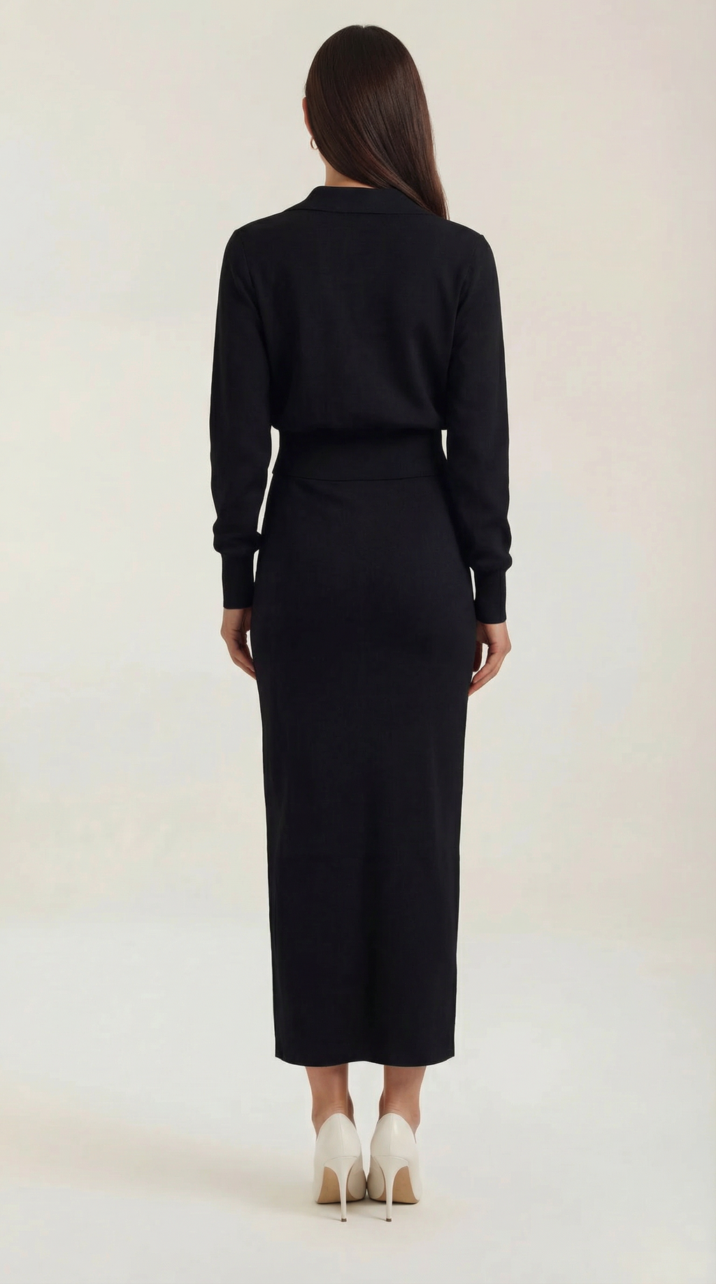 Evelyn Luxe Knit Set with Buttons
