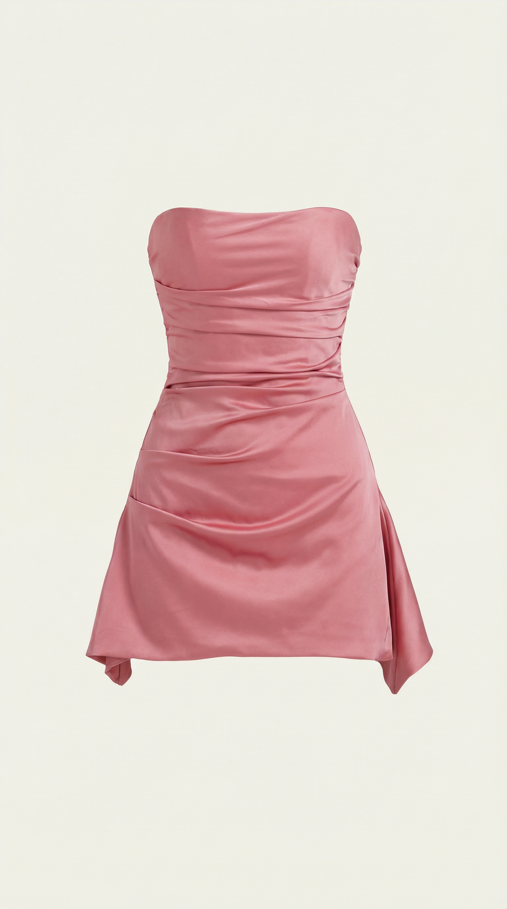 Vestido Corto Sin Tirantes Genevieve