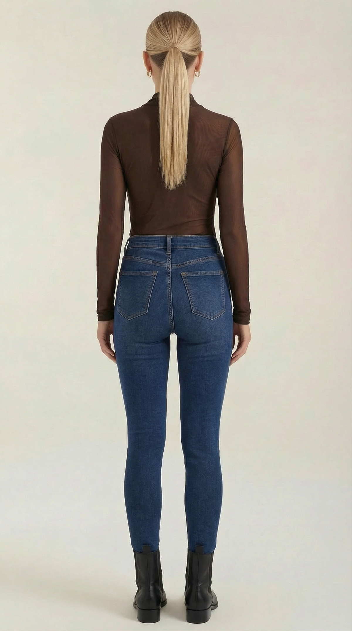 Georgia Transparente Mesh Top