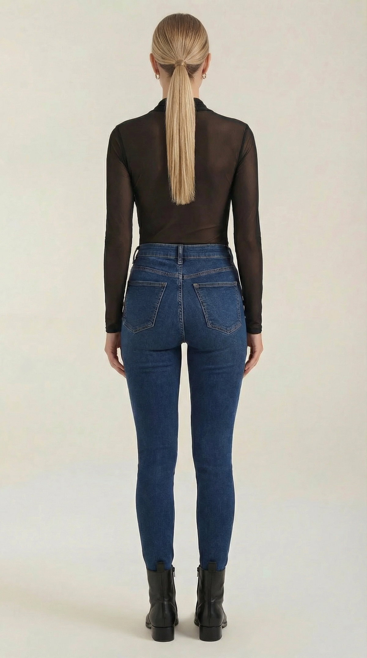 Georgia Transparente Mesh Top