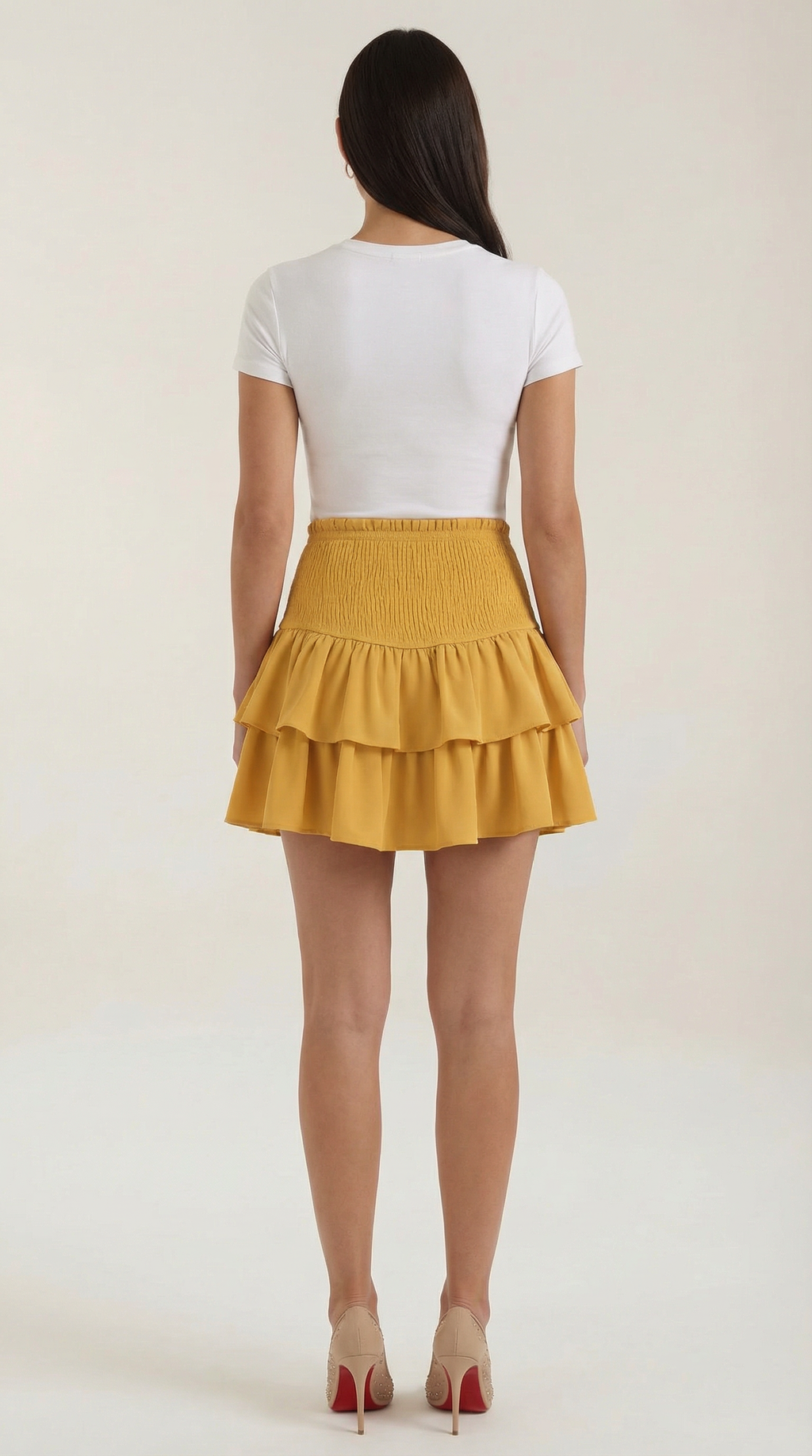 Falda Grace con volantes