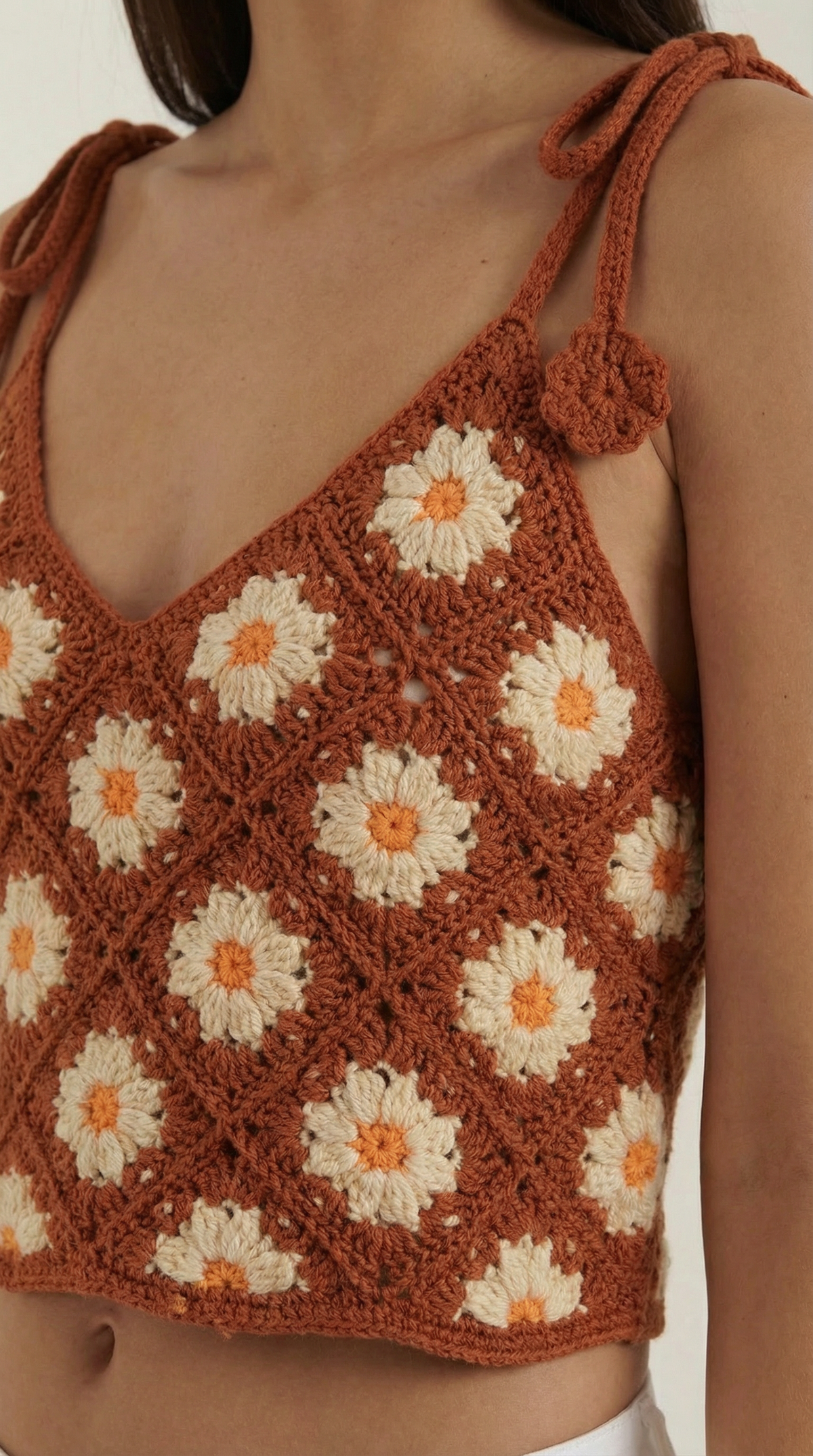 Blusa de Tirantes de Ganchillo Gretchen