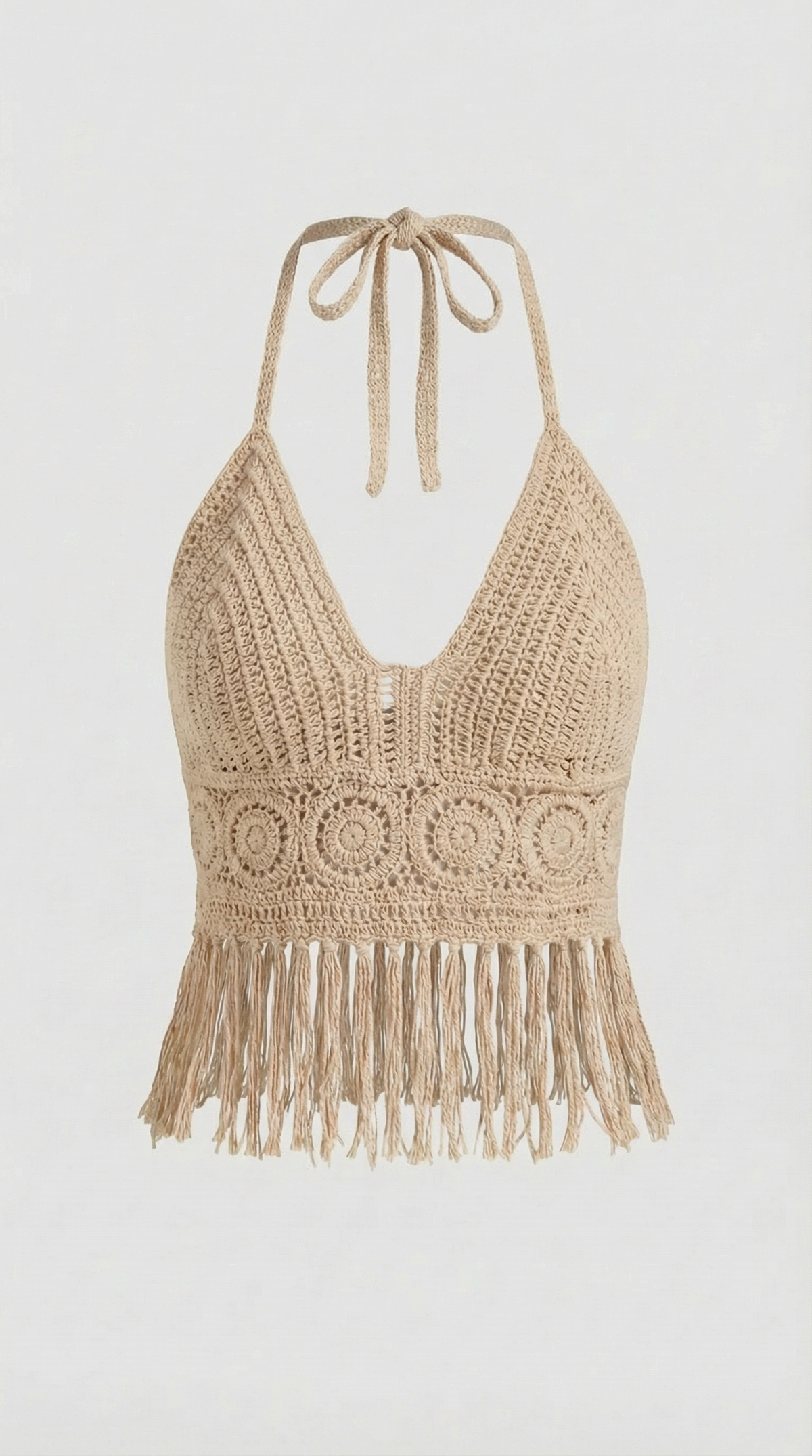 Fringed Halter Top Harriet