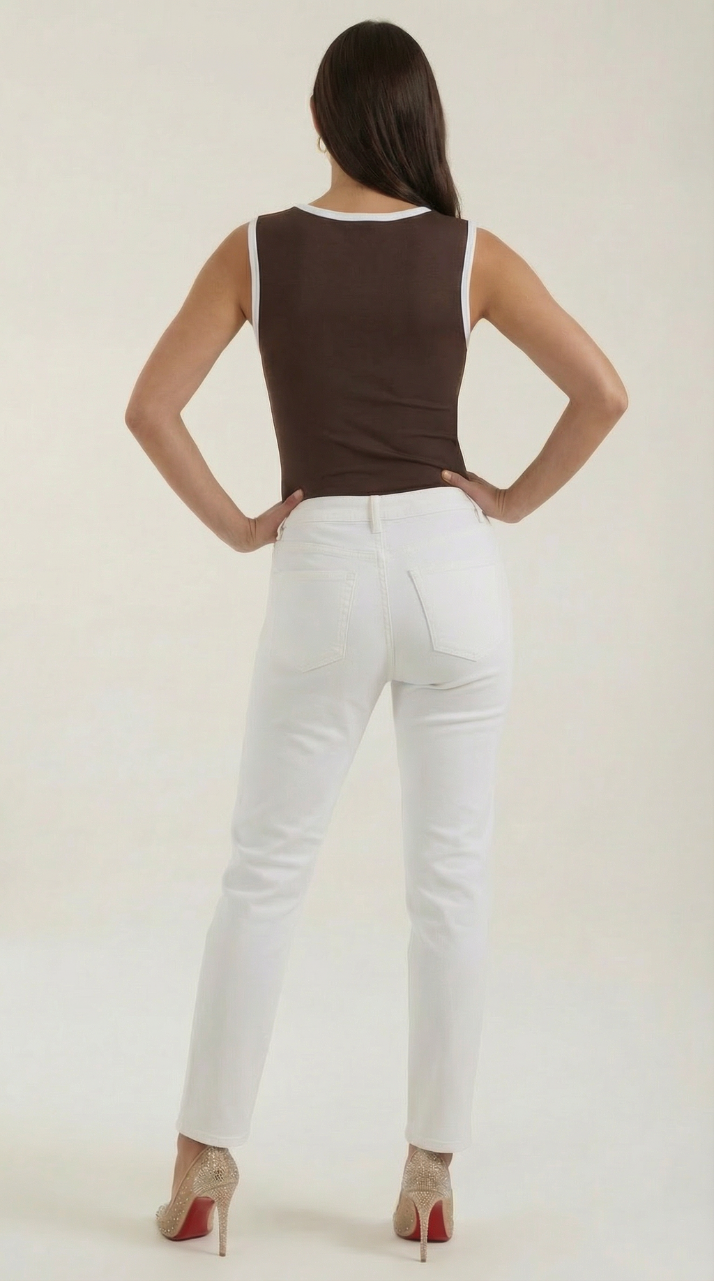 Top Hilary con escote en forma de cuadrado