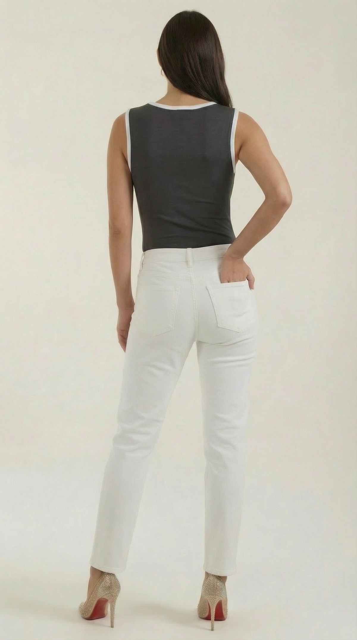 Top Hilary con escote en forma de cuadrado