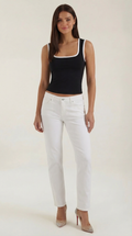 Top Hilary con escote en forma de cuadrado