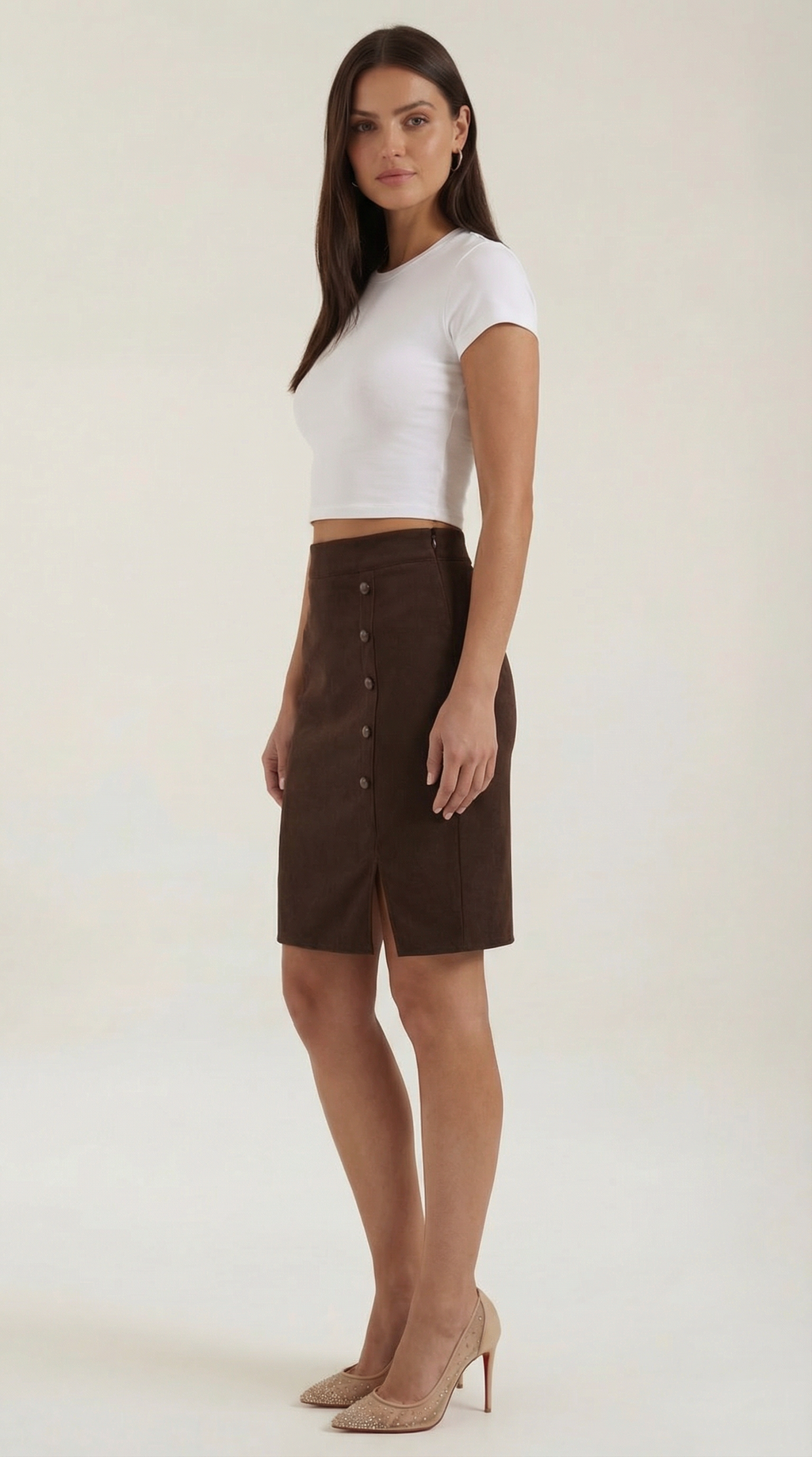 Falda abotonada Hope