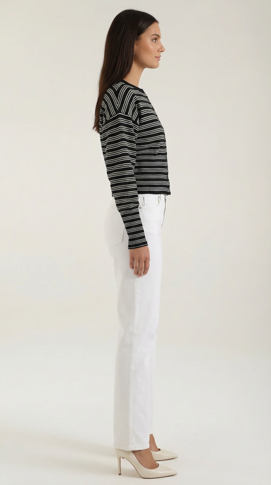 Rayado Cardigan Ida